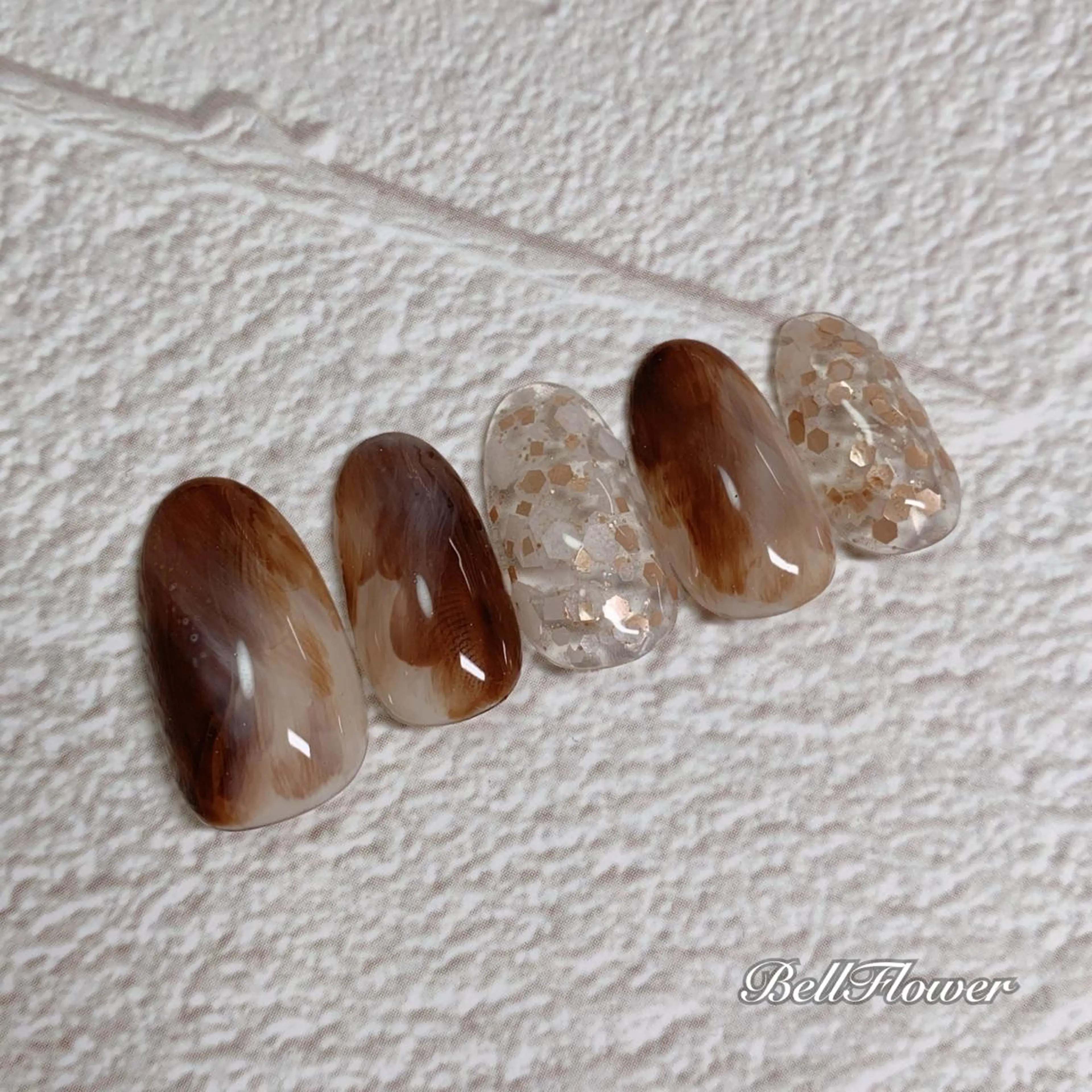 ネイル ハンドネイル Bell Flowerのネイルデザイン