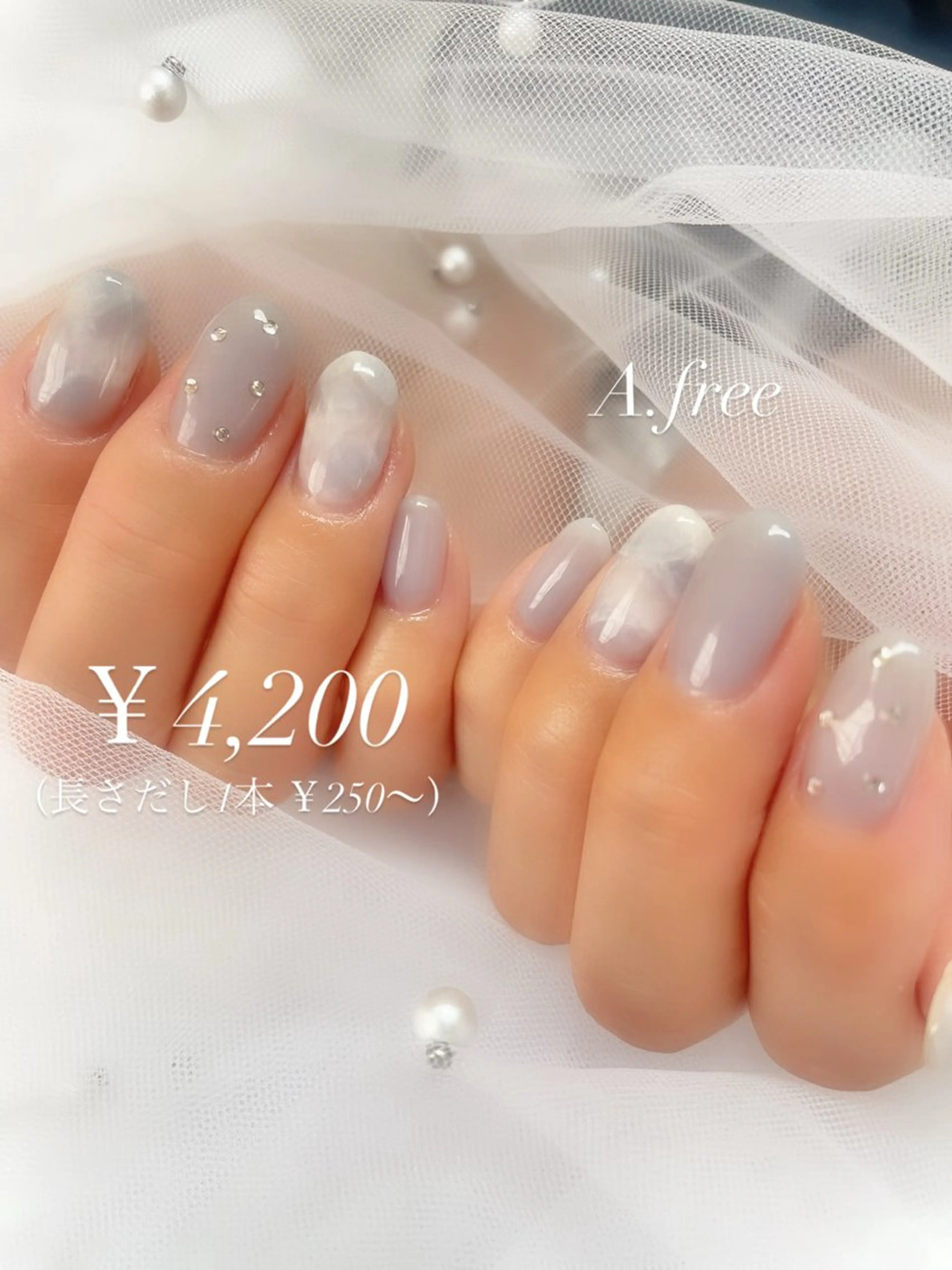 ネイル ジェルネイル ハンドネイル A.free✧*｡ アレルギー対応✧*｡のネイルデザイン