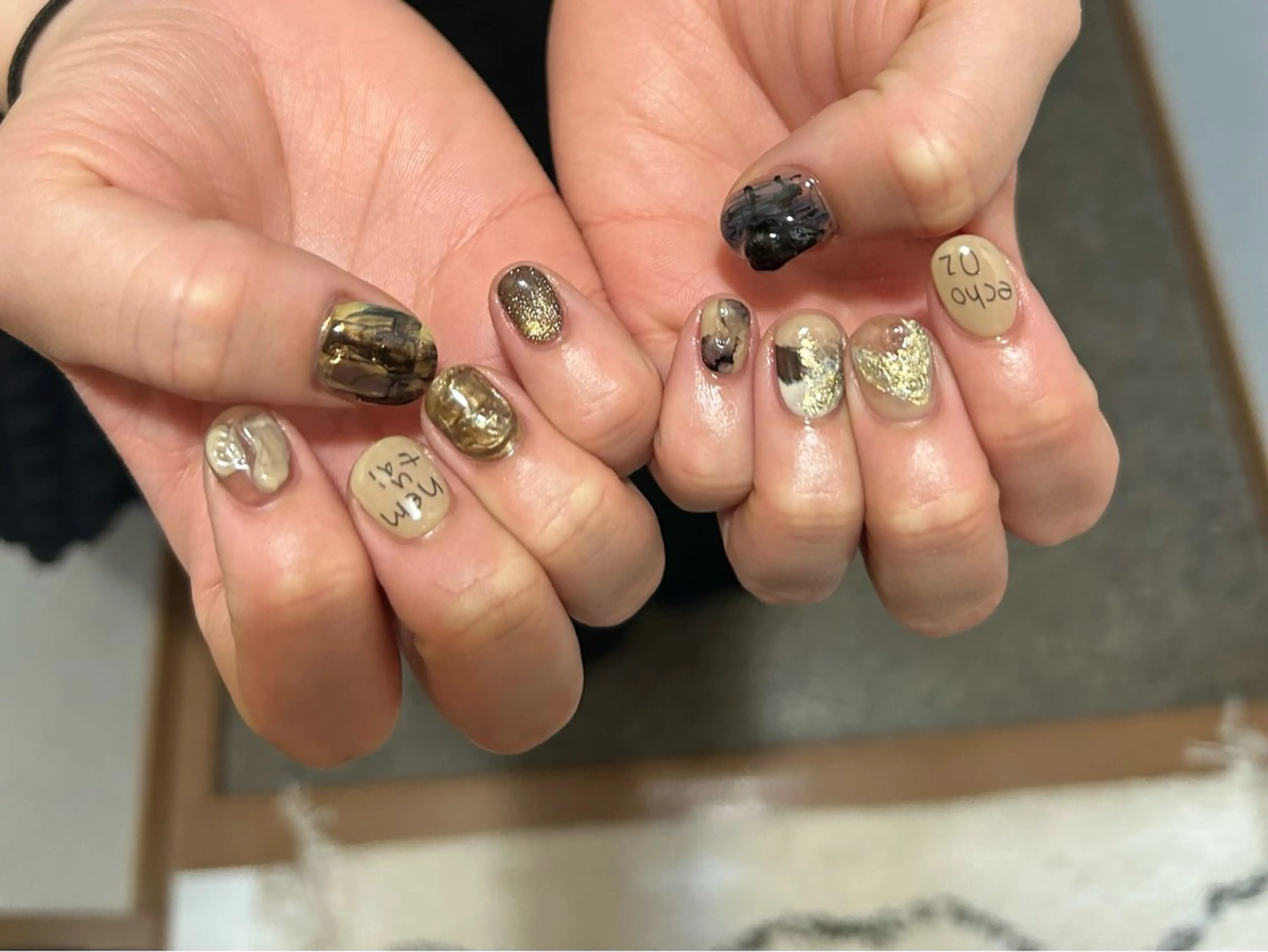 ネイル アートネイル オーロラネイル クリアネイル フットネイル フレンチネイル ハンドネイル アトリエ １０３のネイルデザイン