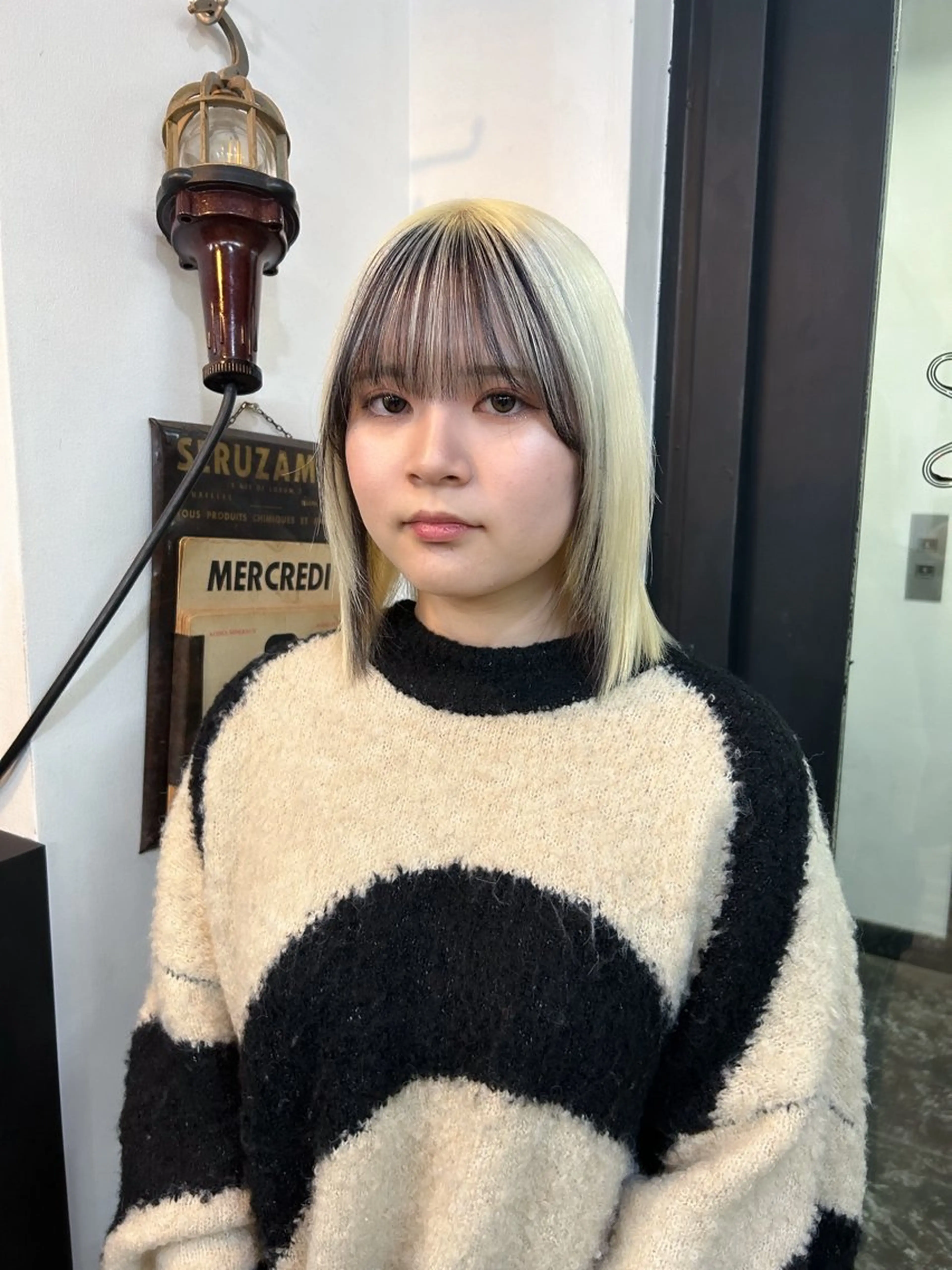 ミディアム カラー ハイトーンカラー ⭐️NAZUNAのヘアスタイル