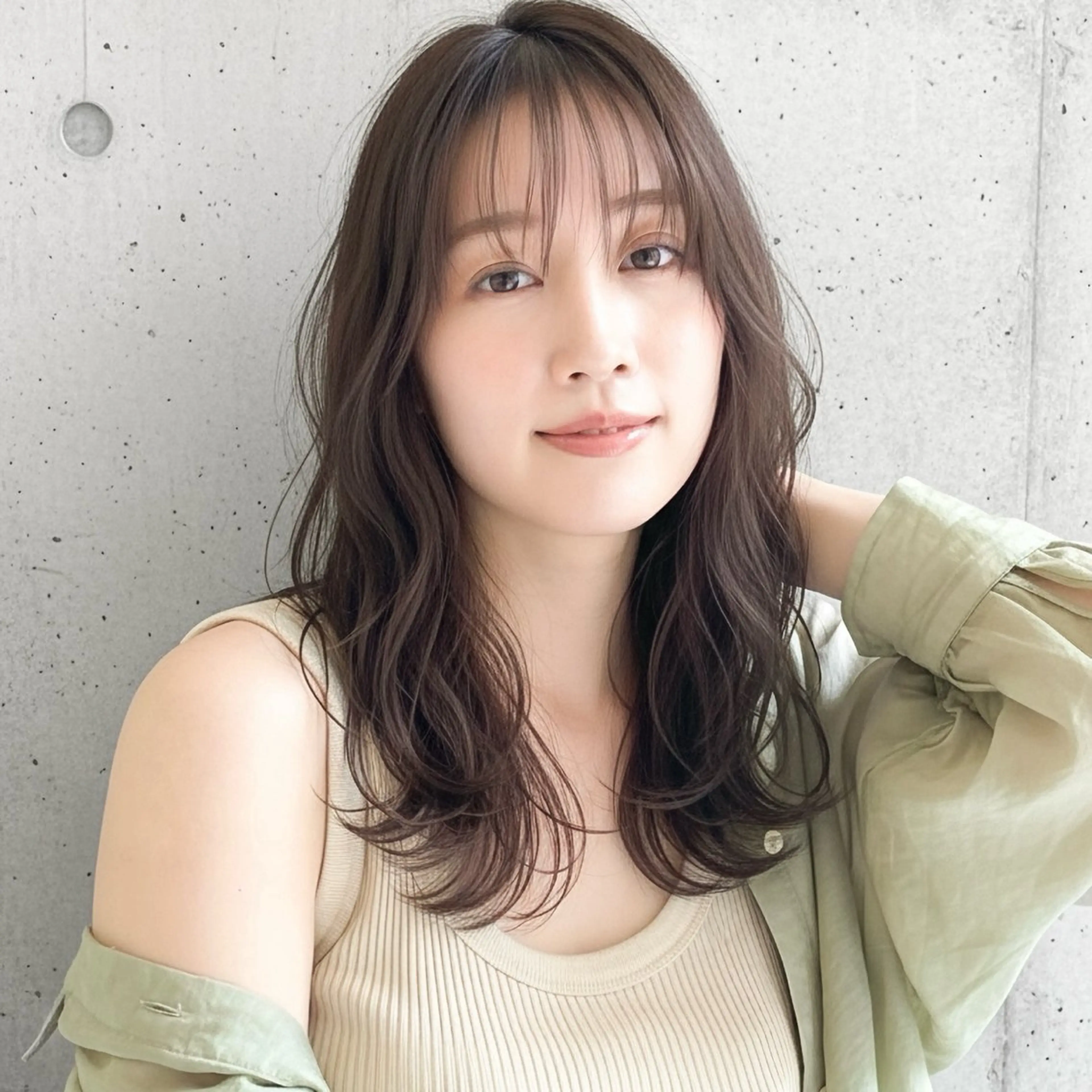 セミロング カット ヘアカラー ショート〜ミディアム 喜多司のヘアスタイル