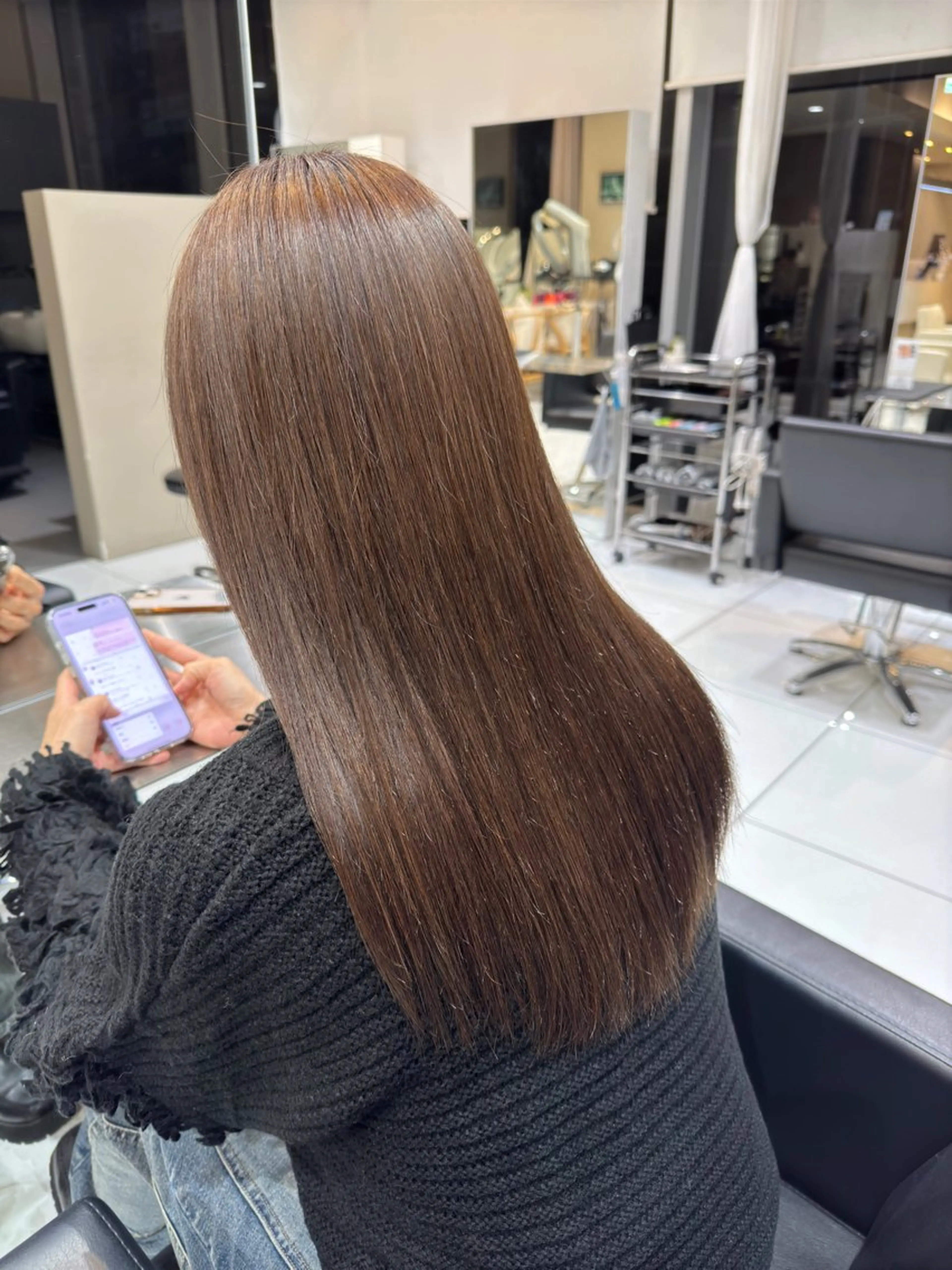 ロング カラー Roops所属・片山 優芽のヘアスタイル