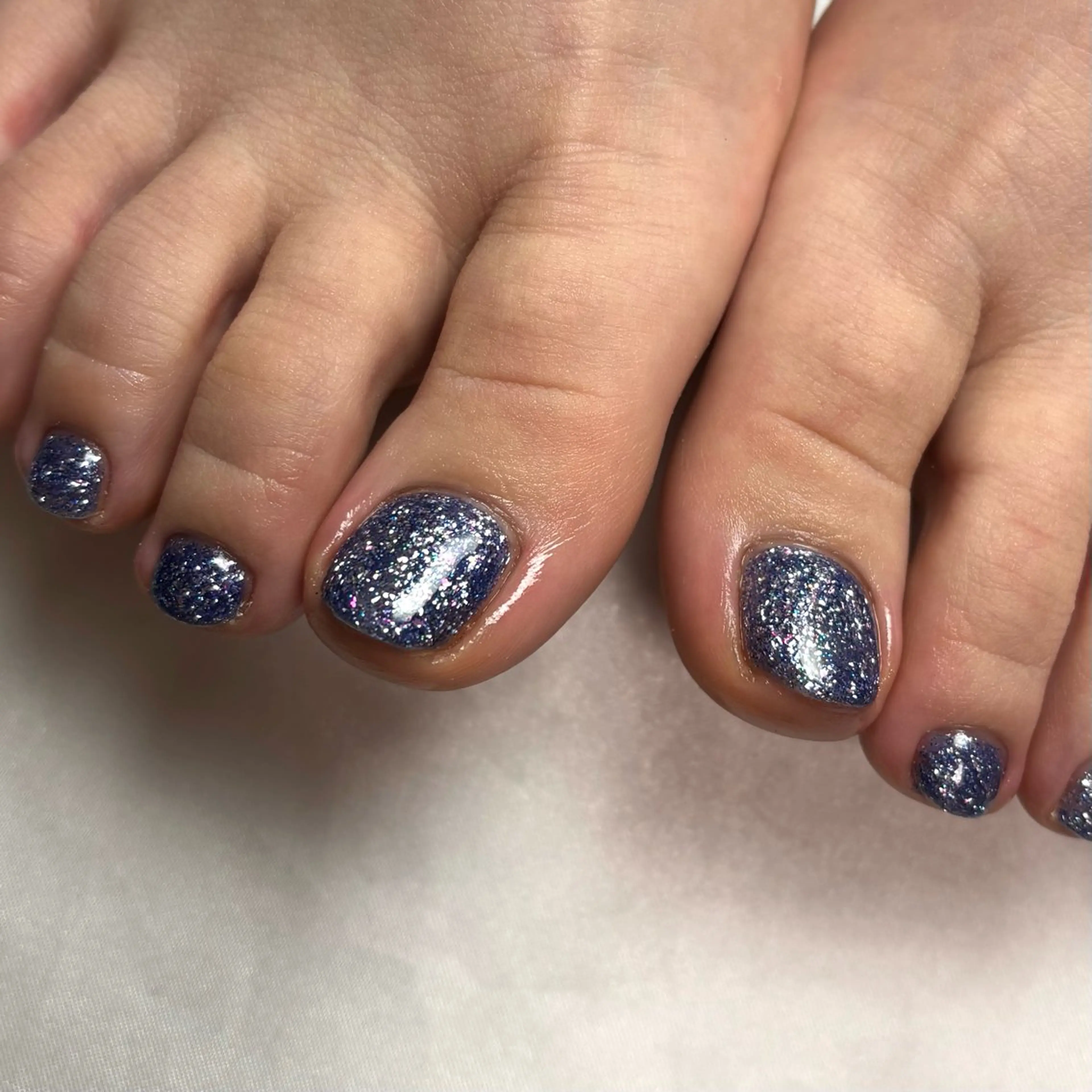 【オフなし】フット　フラッシュネイル✨️📸(2色まで)の写真