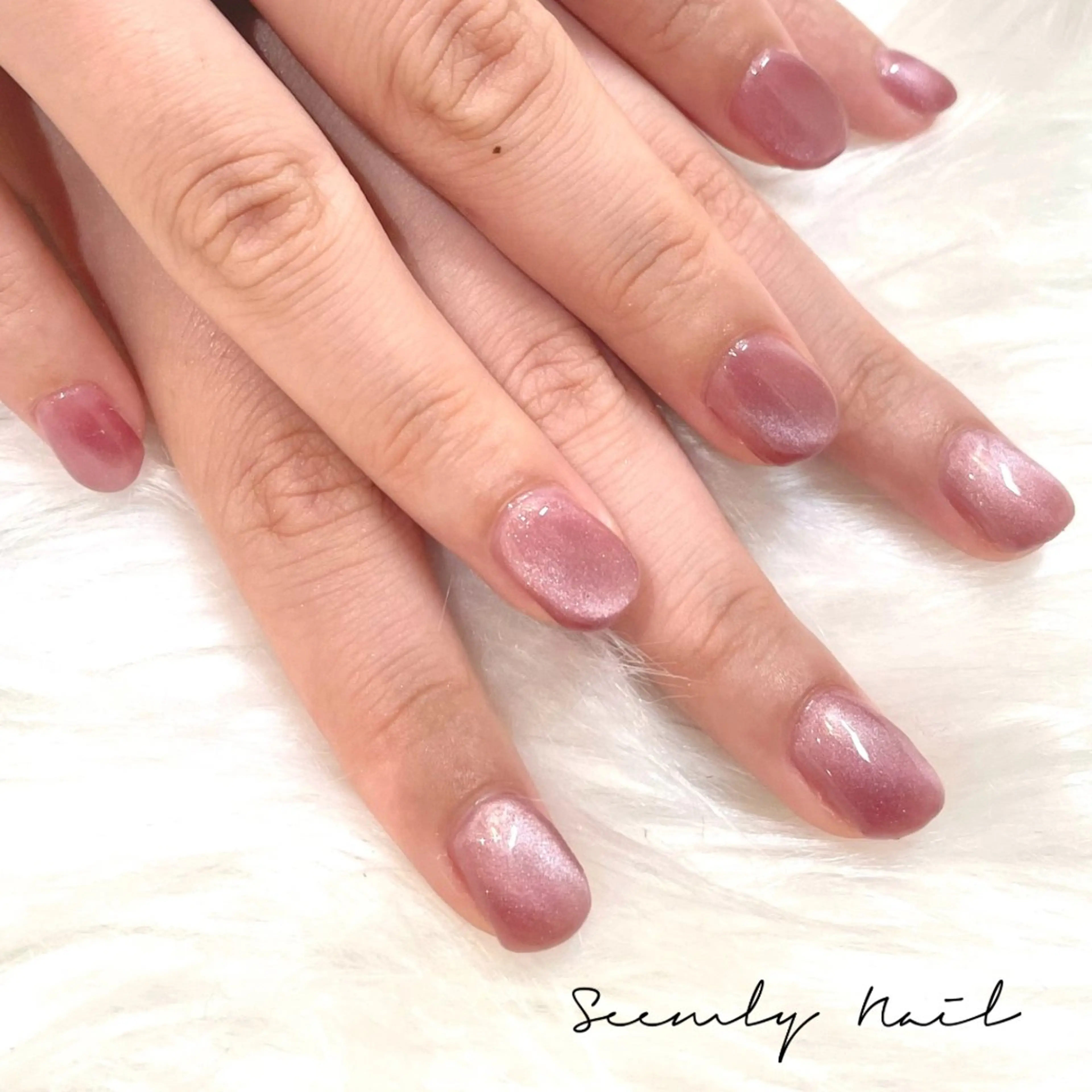 ネイル オーロラネイル フラワーネイル フットネイル マグネットネイル 夏ネイル ハンドネイル Seemly 千田町店所属・フラワーパラジェル 🌸シームリーエミのネイルデザイン