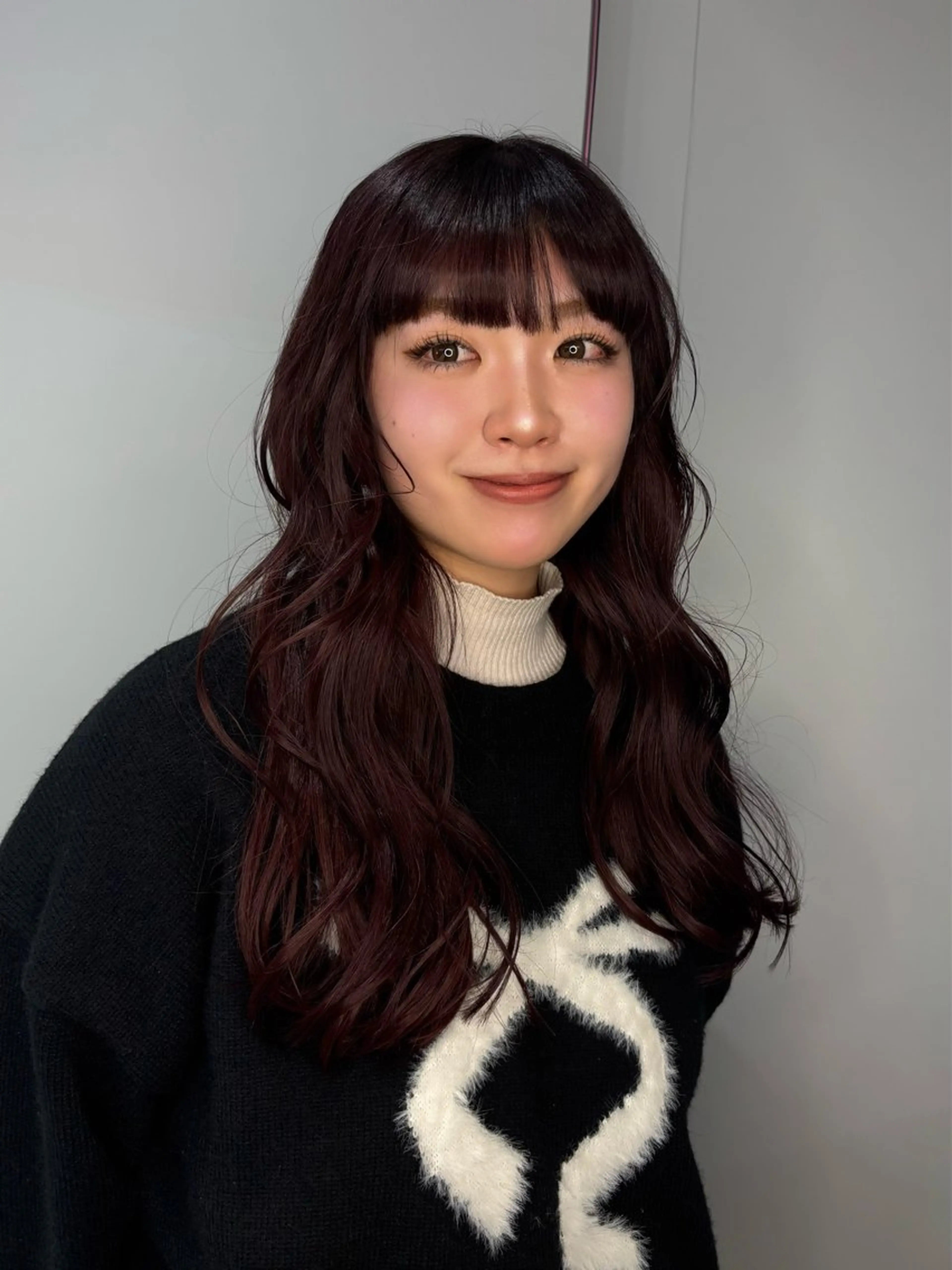 ロング カラー 暗髪／艶髪／渋谷/ モモカ🎀のヘアスタイル