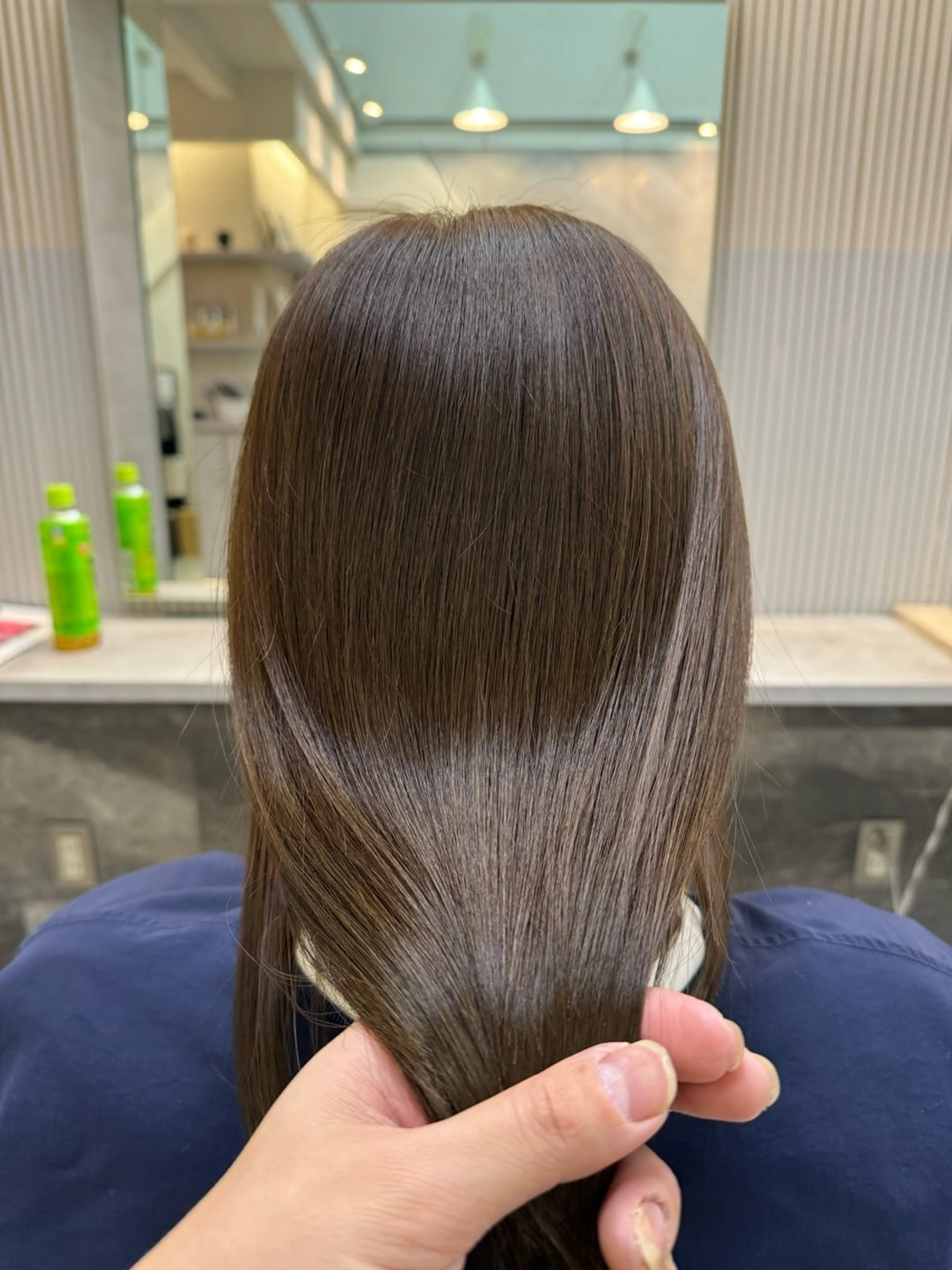 【✨️ミニモ月限定✨️スパ付き♪】小顔カット+ブリーチ無し艶カラー+ 高濃度炭酸泉スパ ＋3stepトリートメント🌈の写真