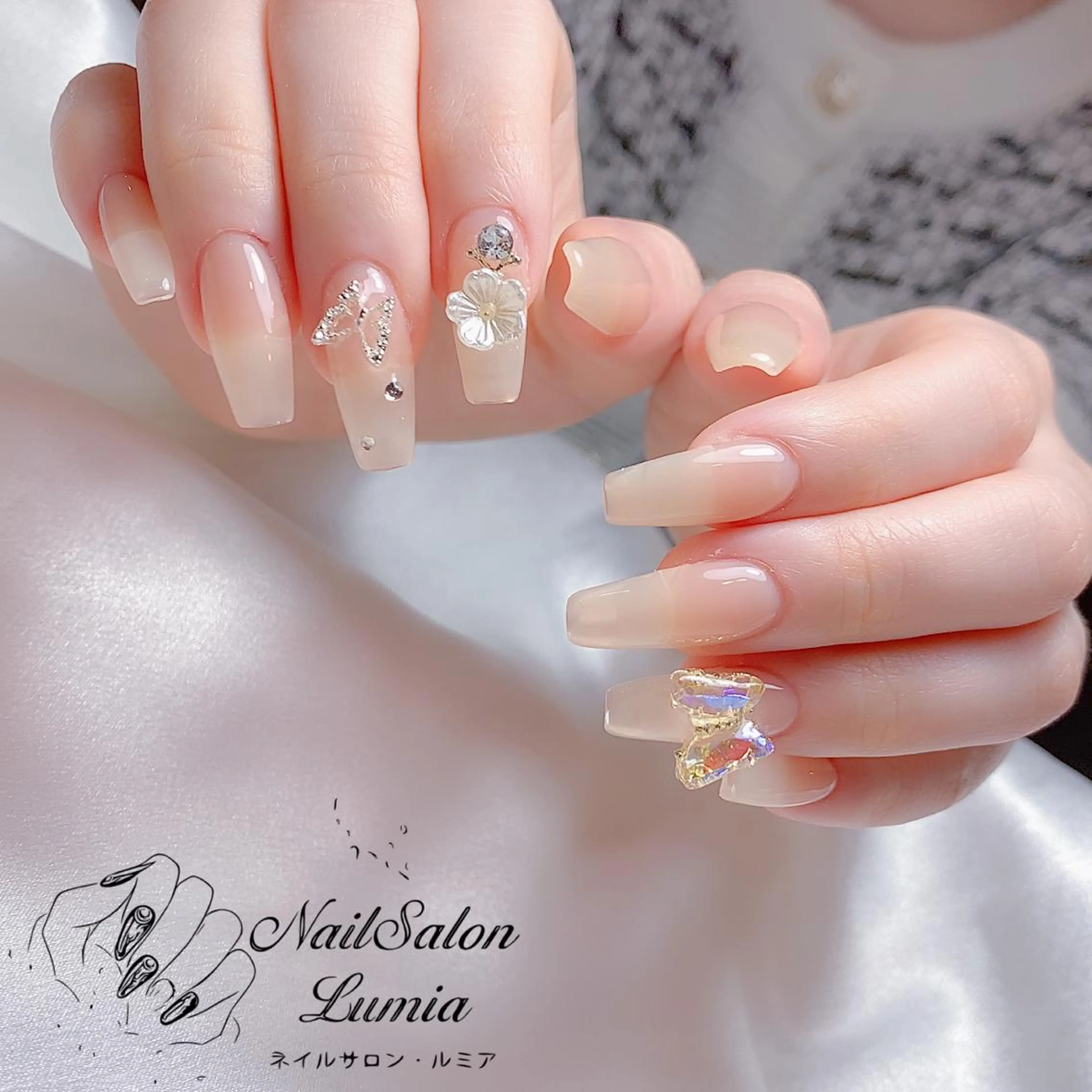 ネイル ハンドネイル ネイルサロン ルミア Lumia 店長のネイルデザイン