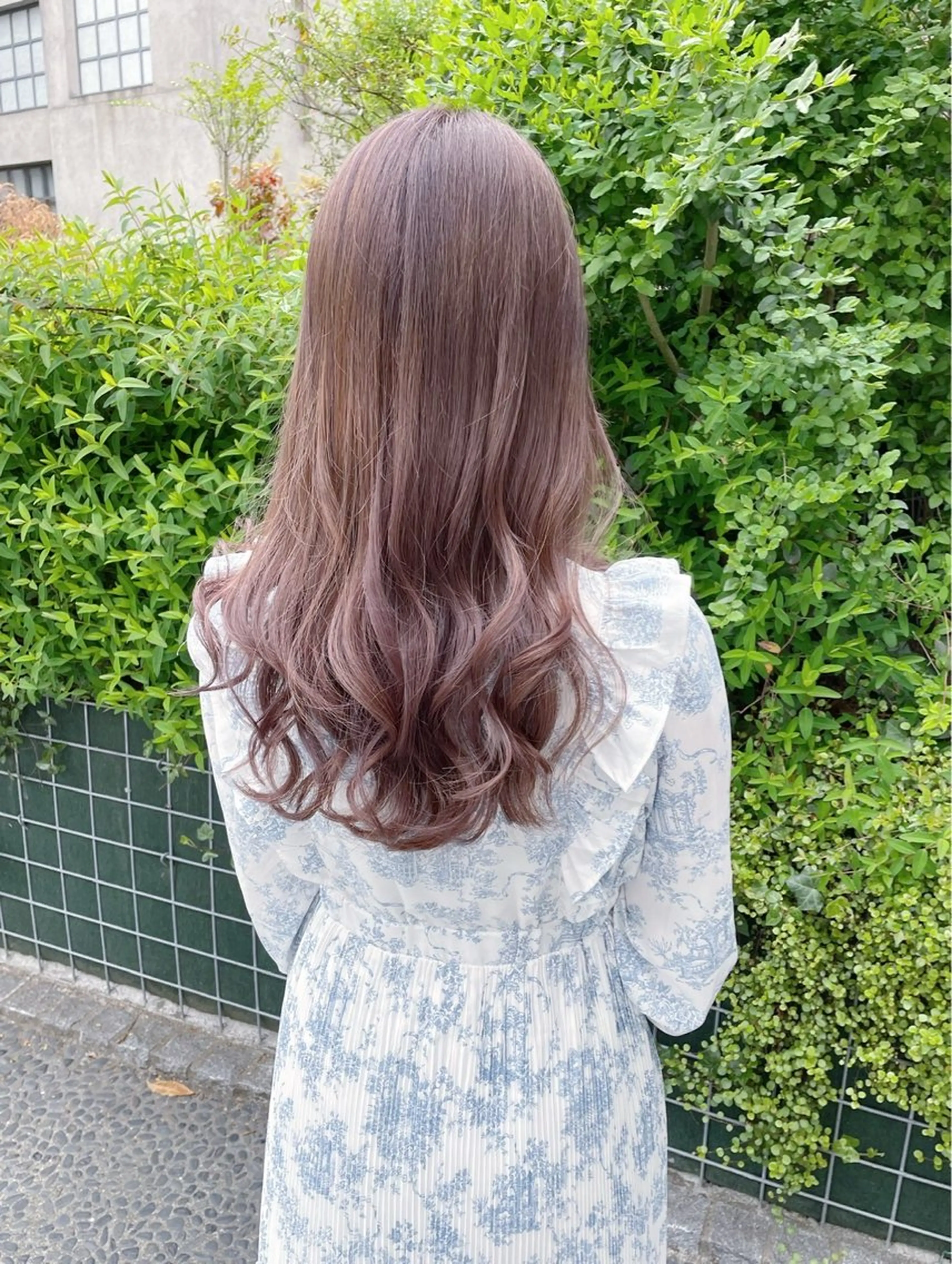 ロング カラー パーソナルカラー໒꒱ 顔タイプ/石塚わかなのヘアスタイル