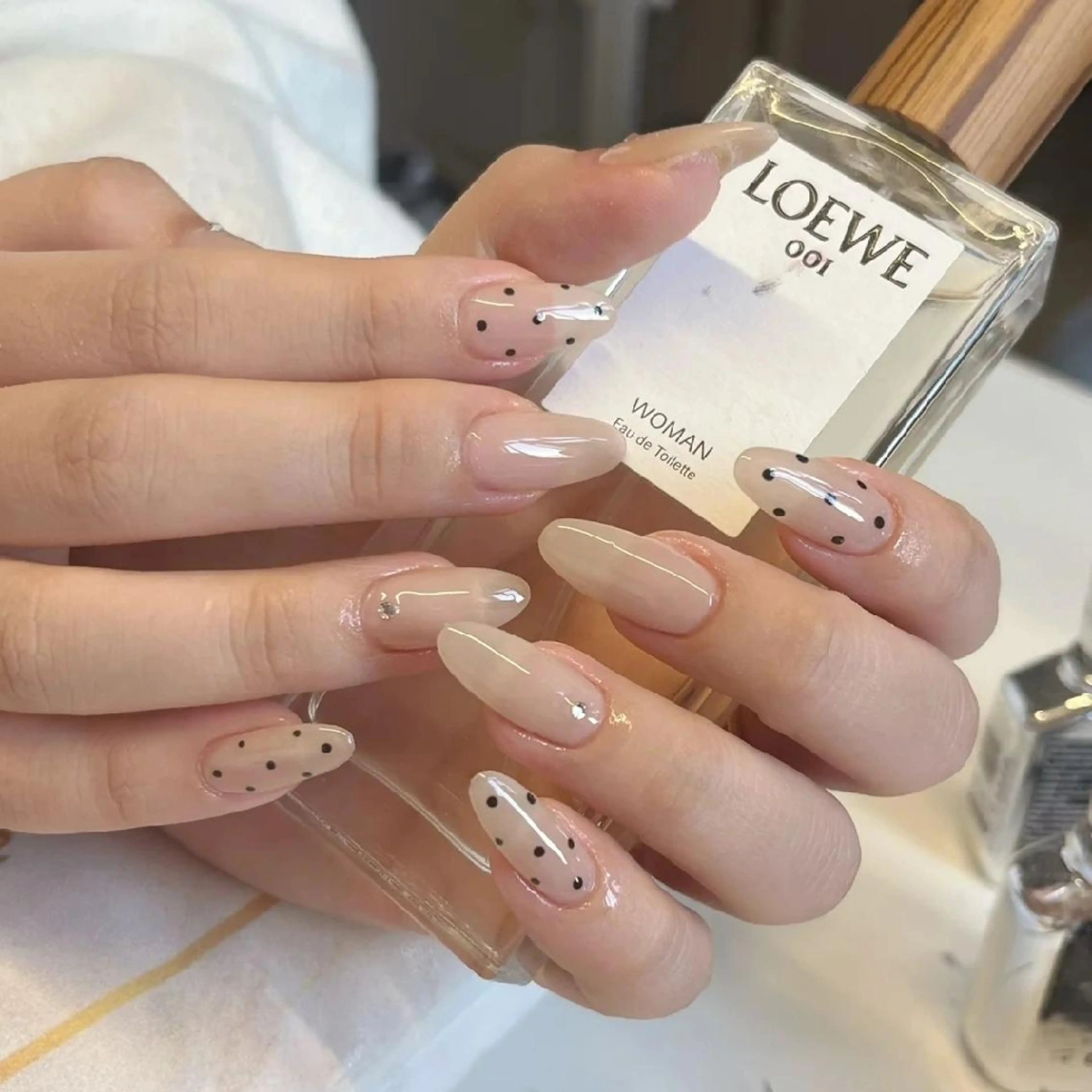 ネイル ネイリストゆか💅 長さだし、深爪矯正のネイルデザイン