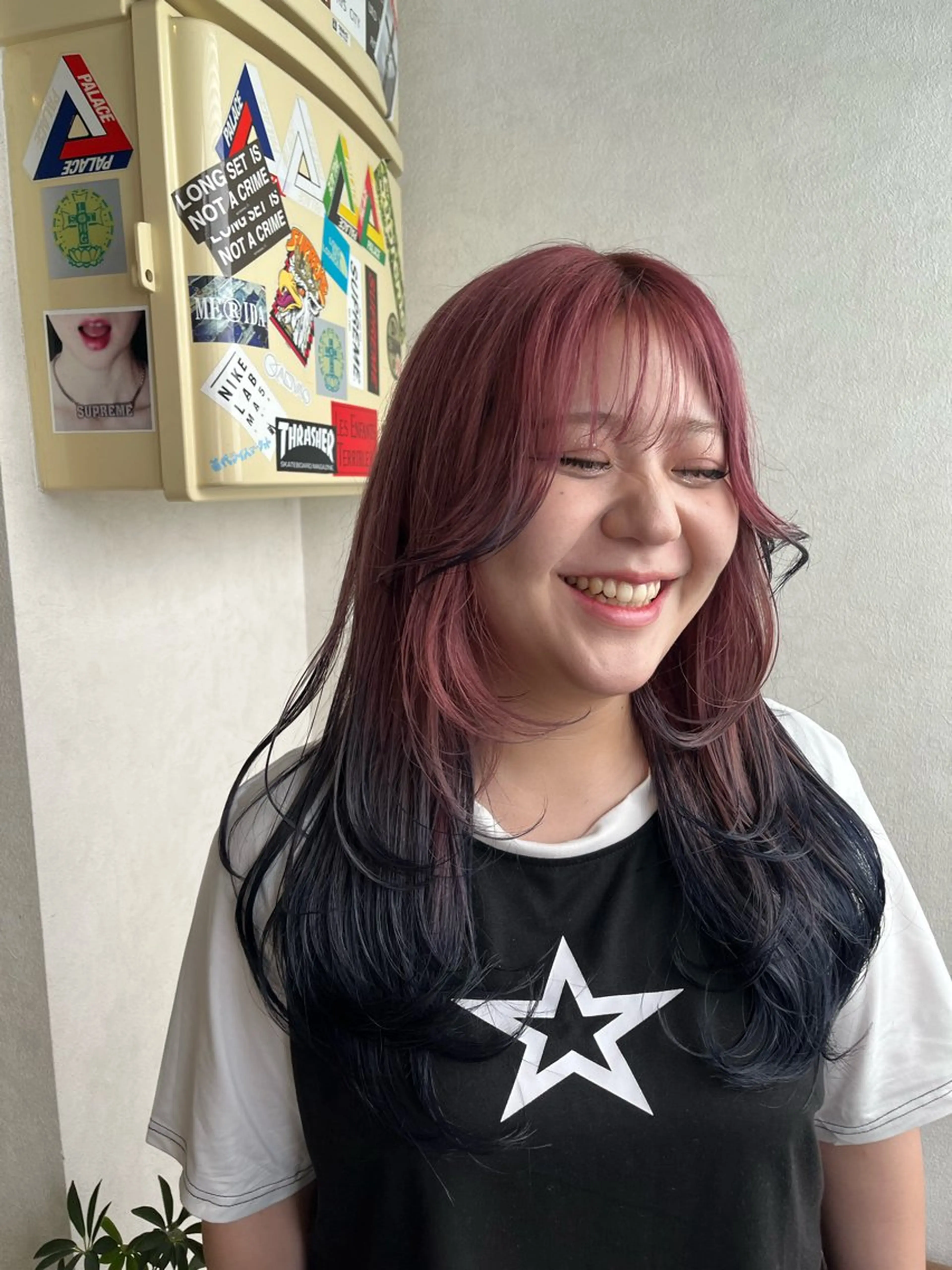 ロング the OSCAR所属・韓国ヘアスタイリスト Harukaのヘアスタイル