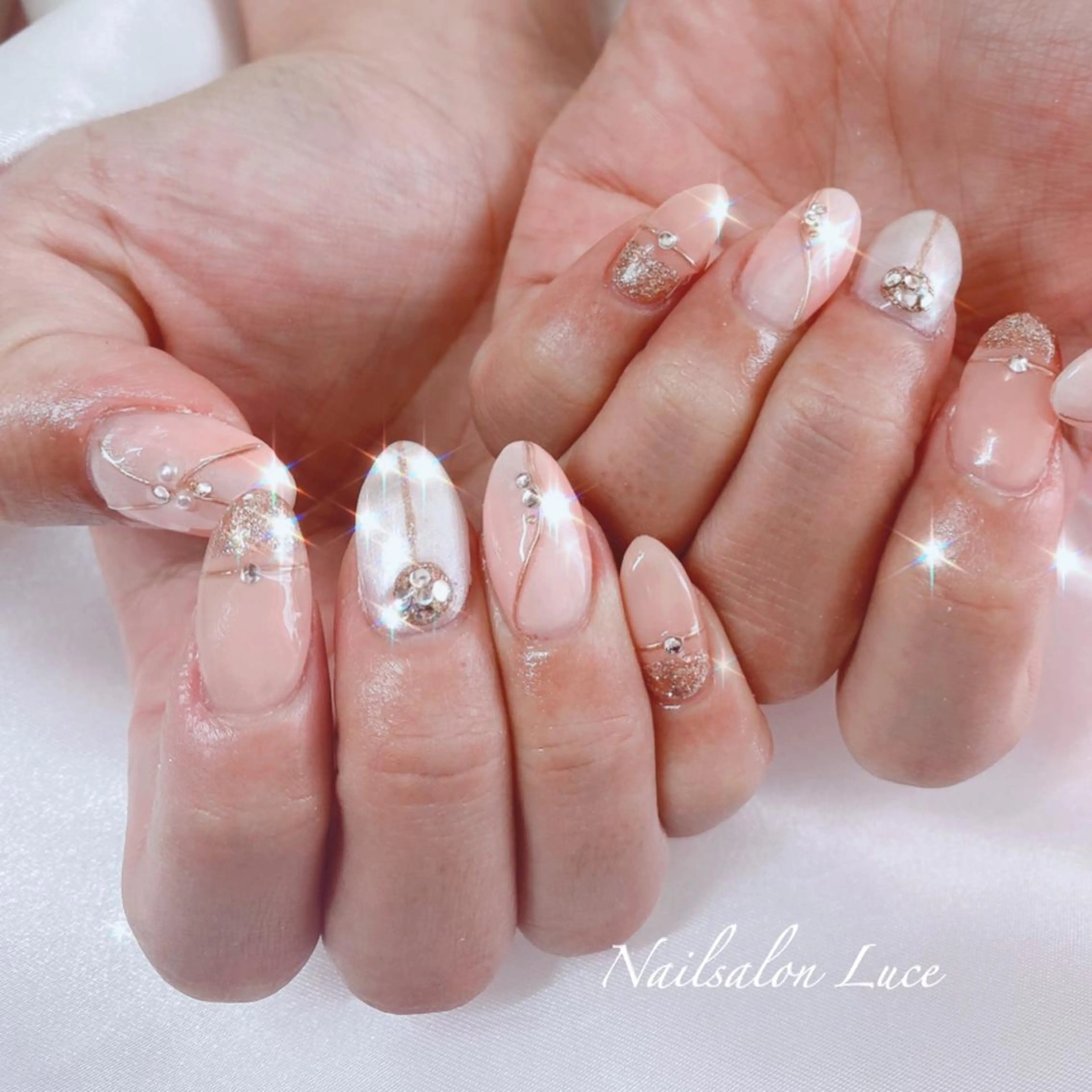 ネイル ジェルネイル ワンカラーネイル ネイル& 脱毛サロン　Lのマツエク・マツパデザイン