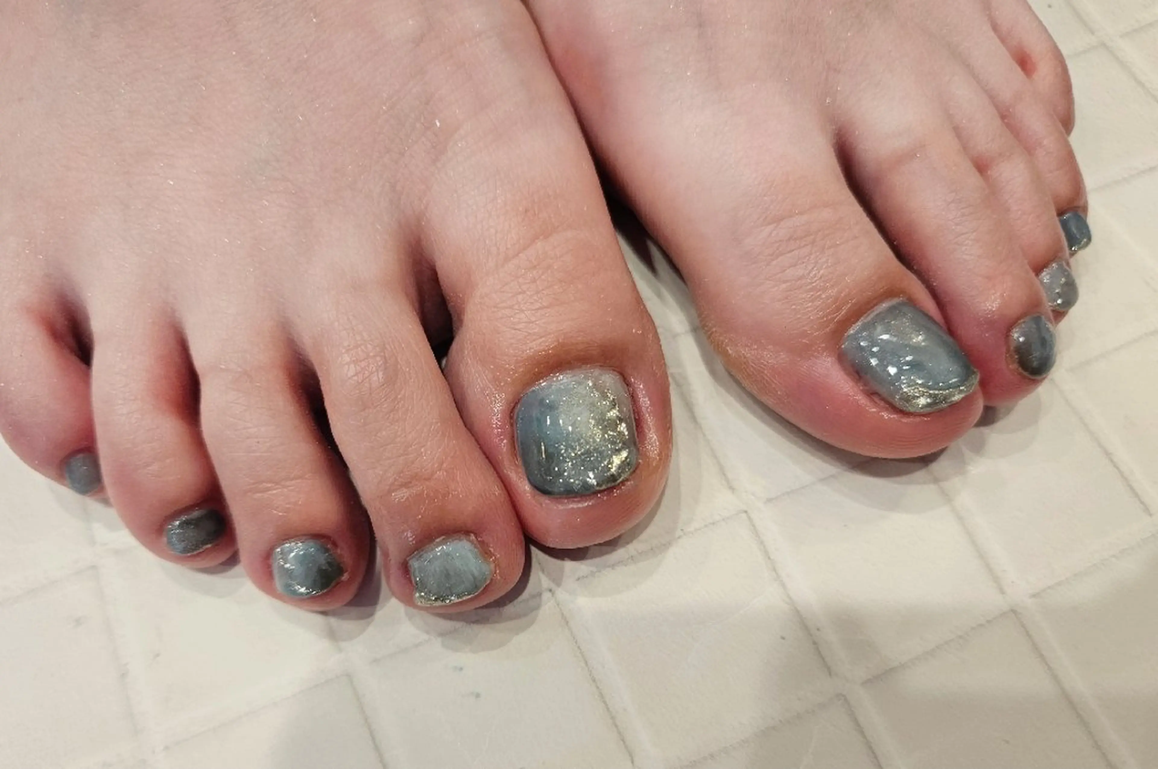 ネイル フットネイル 関口 友菜のヘアスタイル