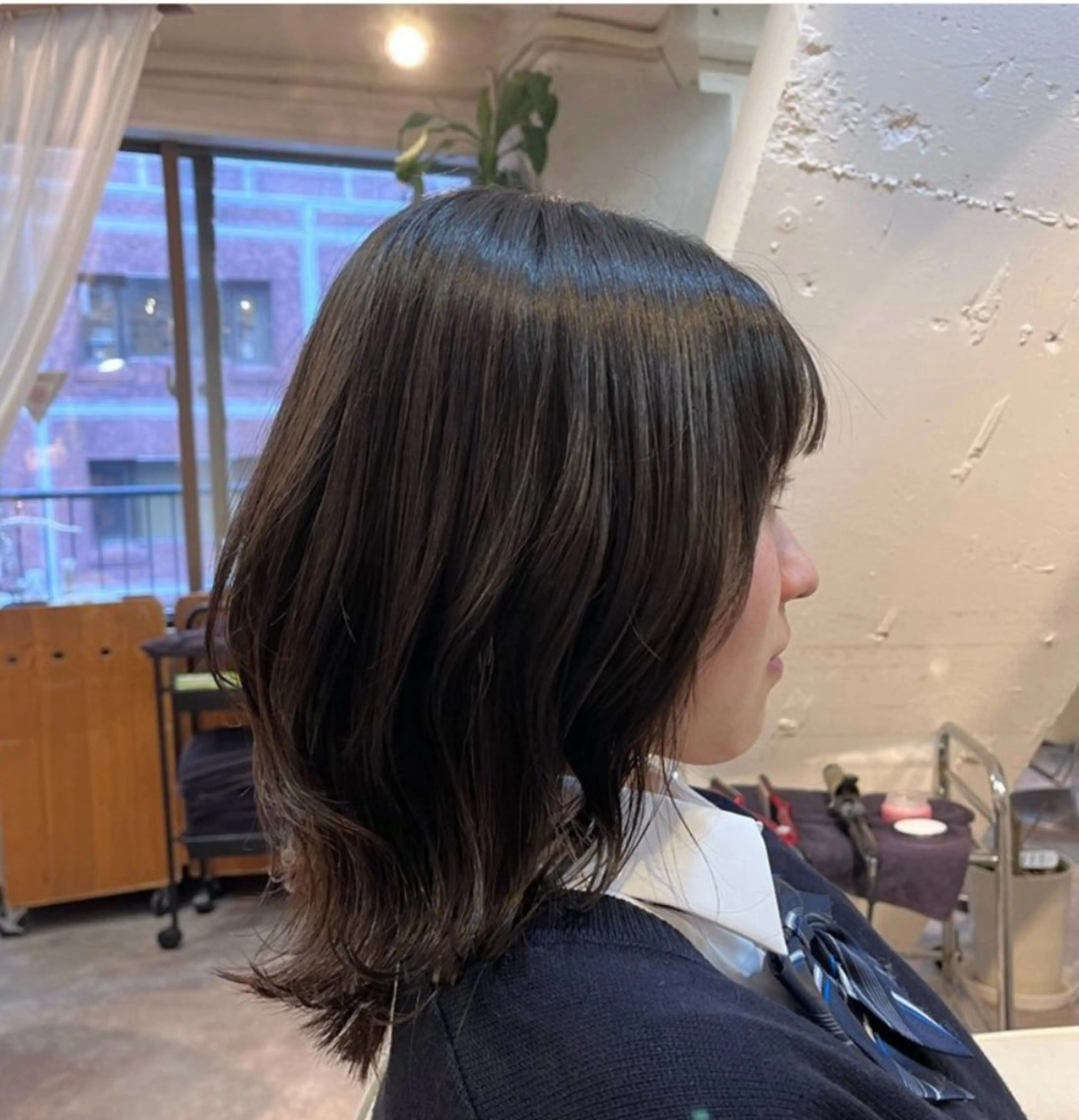 ミディアム カラー ナチュラルヘア🌼 渋谷🌙北畑✨のヘアスタイル