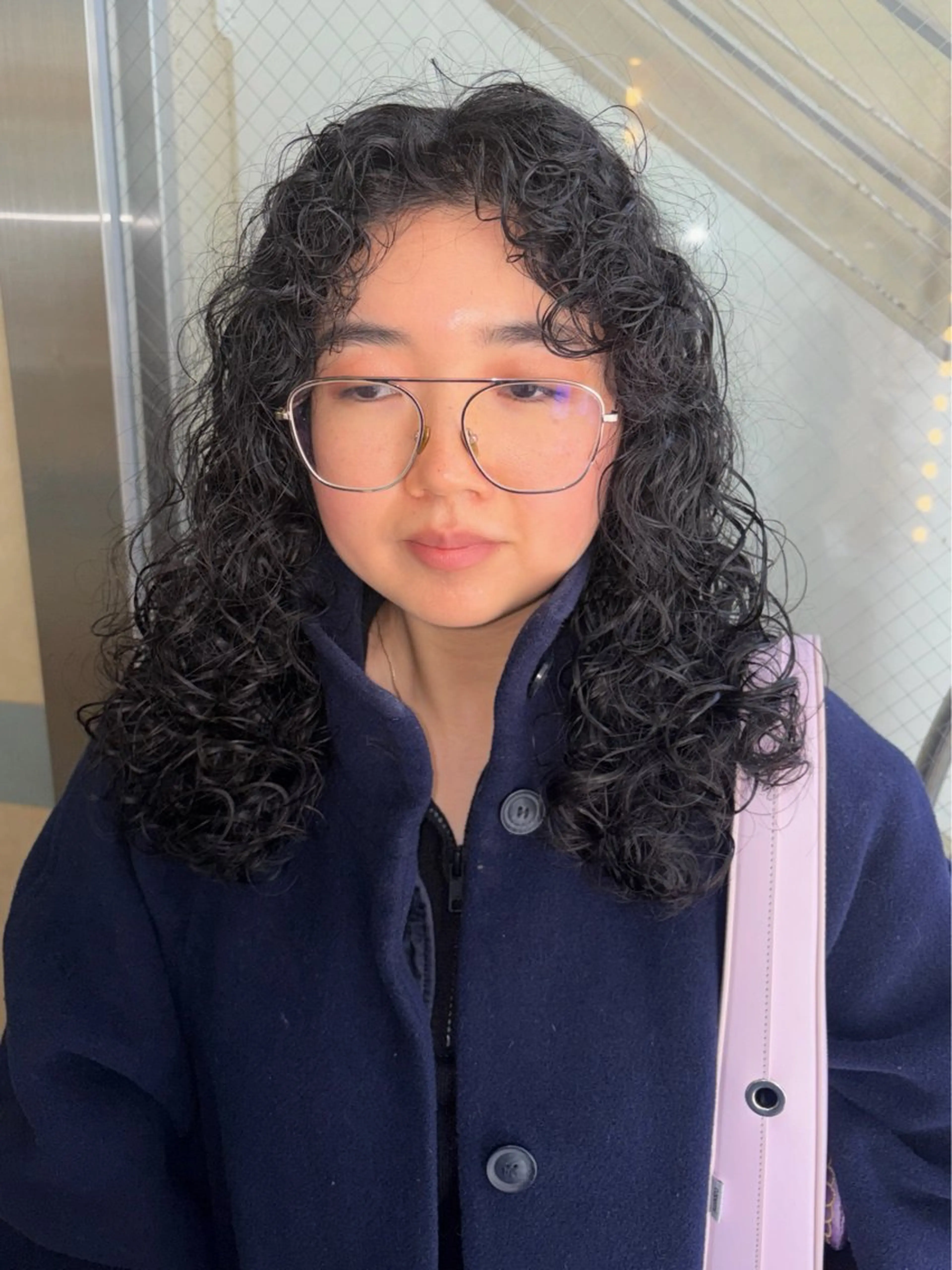 ロング パーマ 松本 雪愛のヘアスタイル