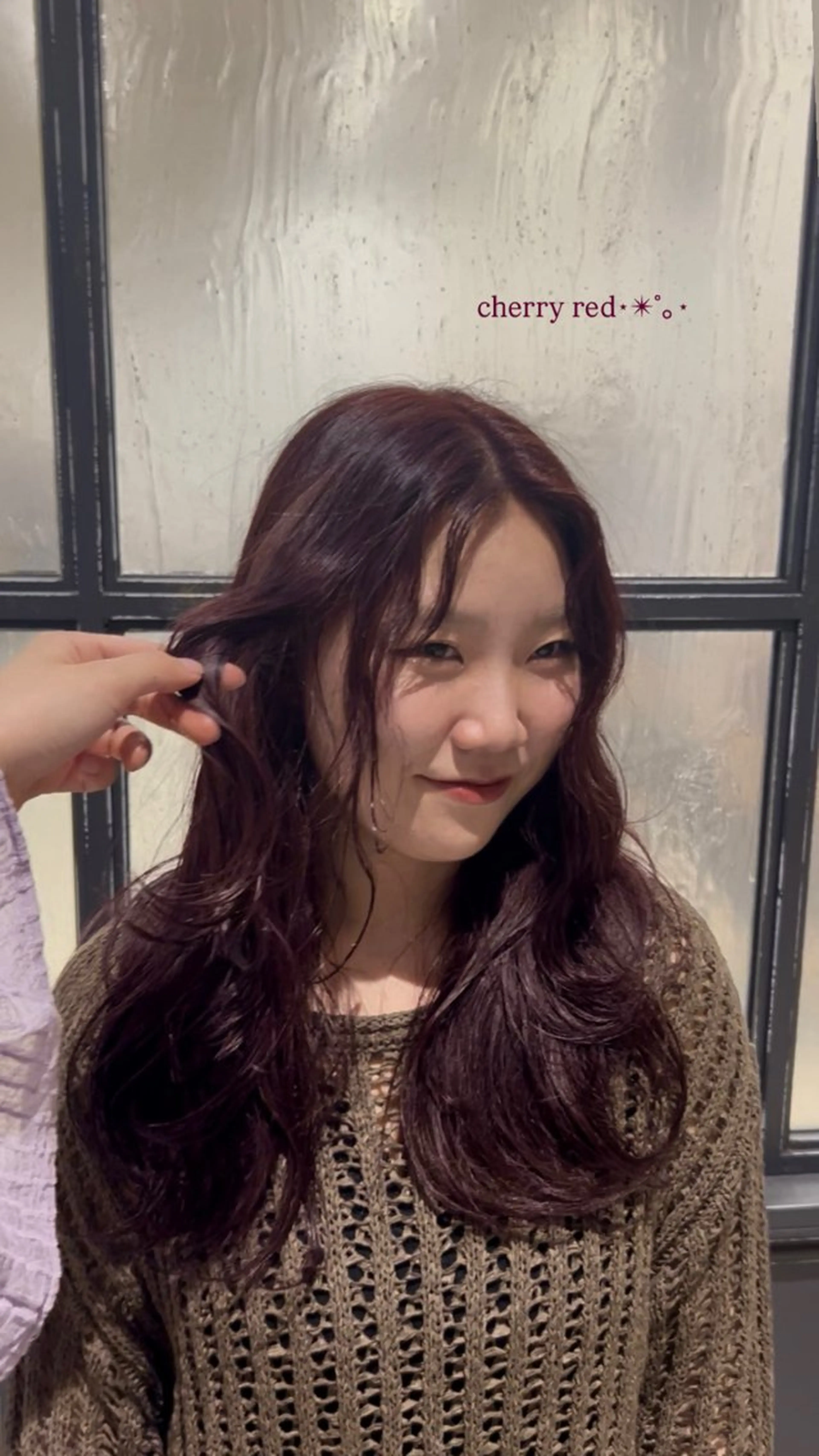 カラー レッドカラー RT Hair Creation所属・鍋島 美華のヘアスタイル