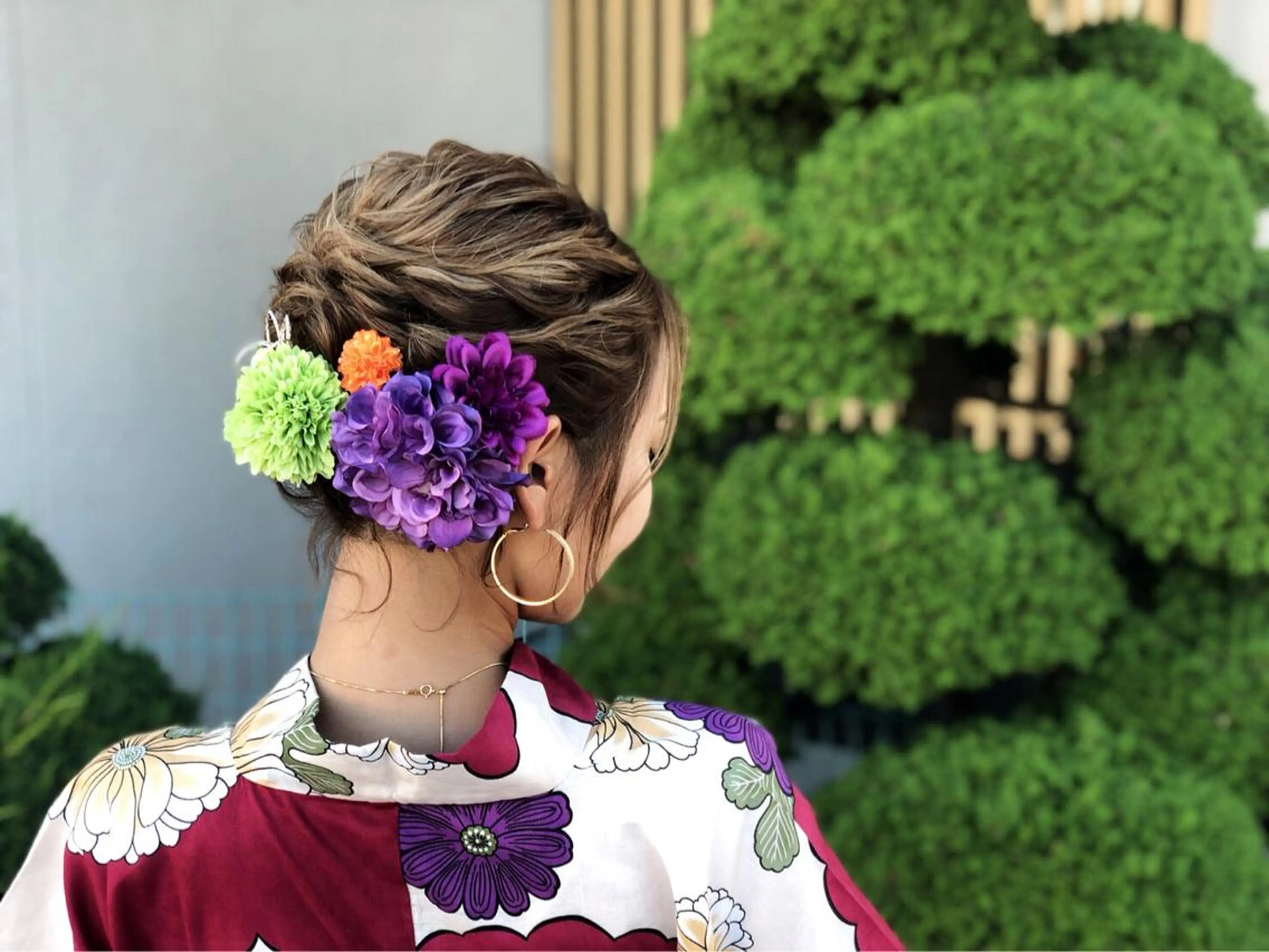 ショート ヘアアレンジ ショートヘア 着付け KANA カナのマツエク・マツパデザイン