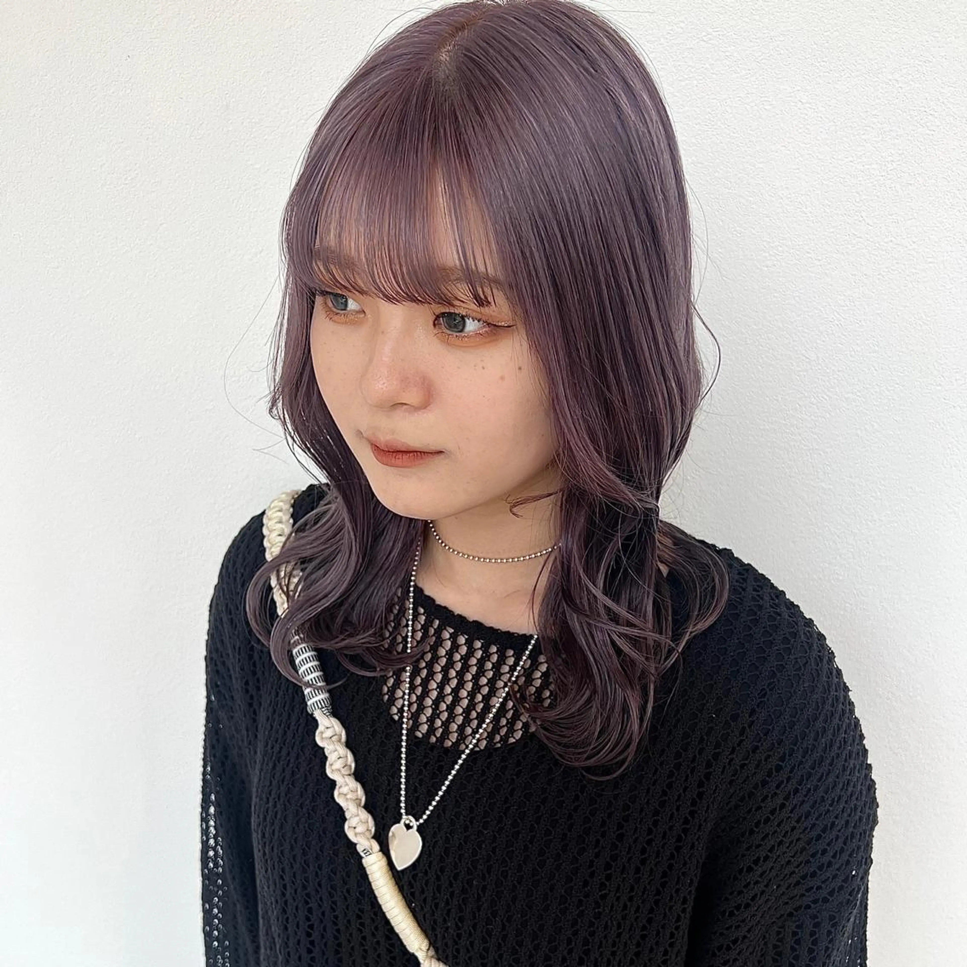 セミロング カラー 梅田/韓国ヘア/ エクステ🤖ヒナのヘアスタイル