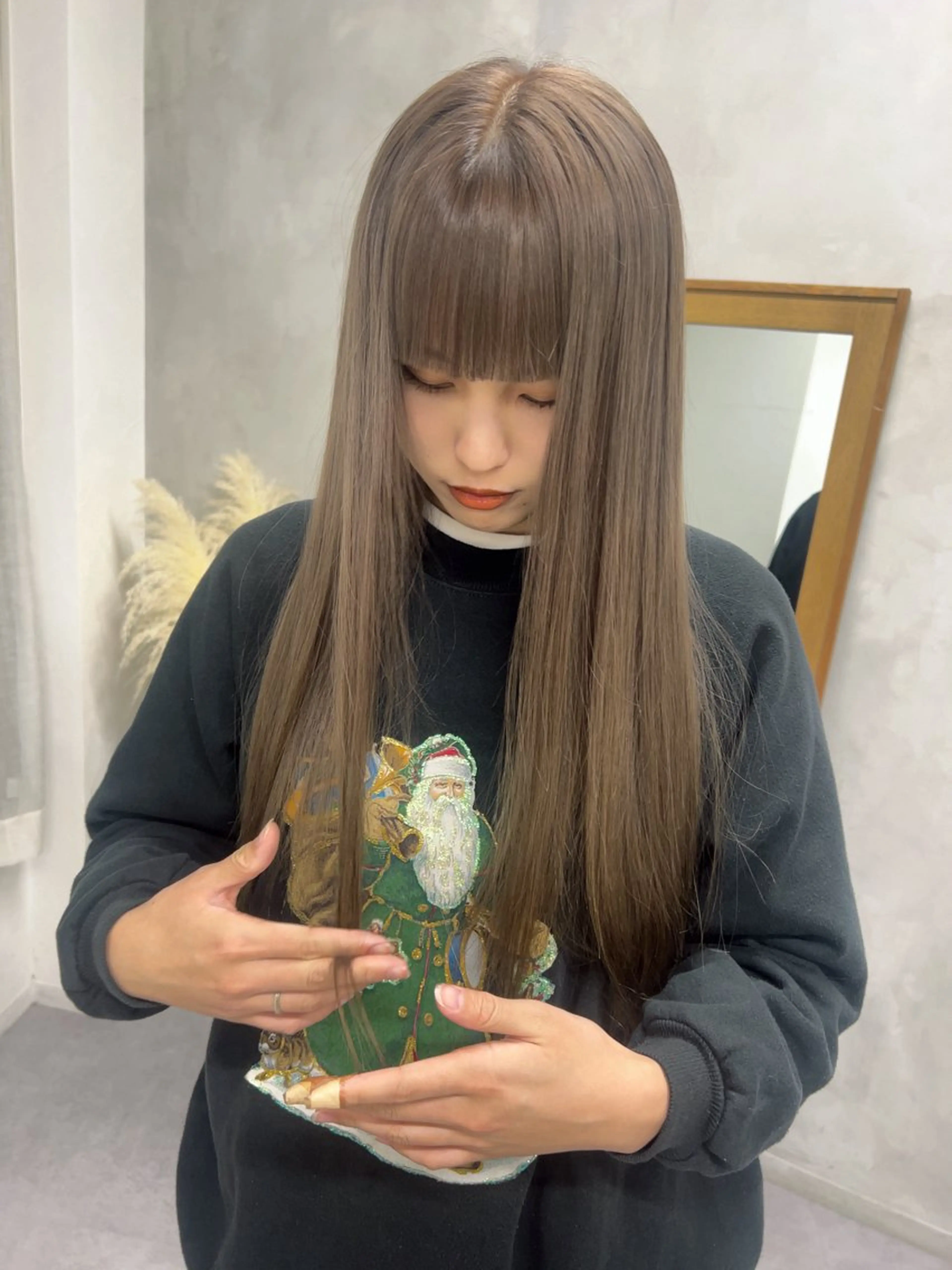 カラー ブリーチ 高山 アミのヘアスタイル