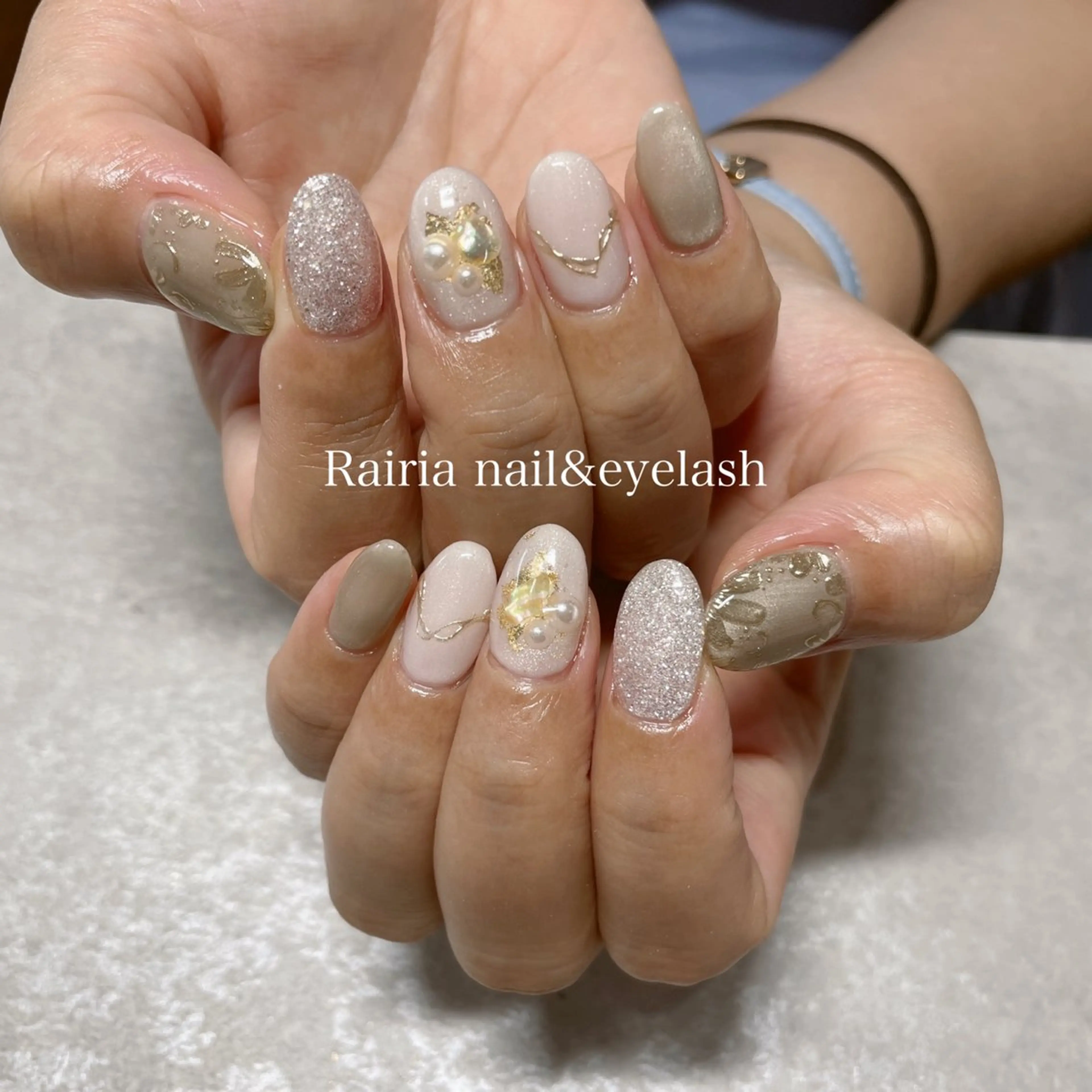 ネイル 持ち込み ハンドネイル Rairia nail&eyelash小岩店所属・Rairianail 小岩店のネイルデザイン