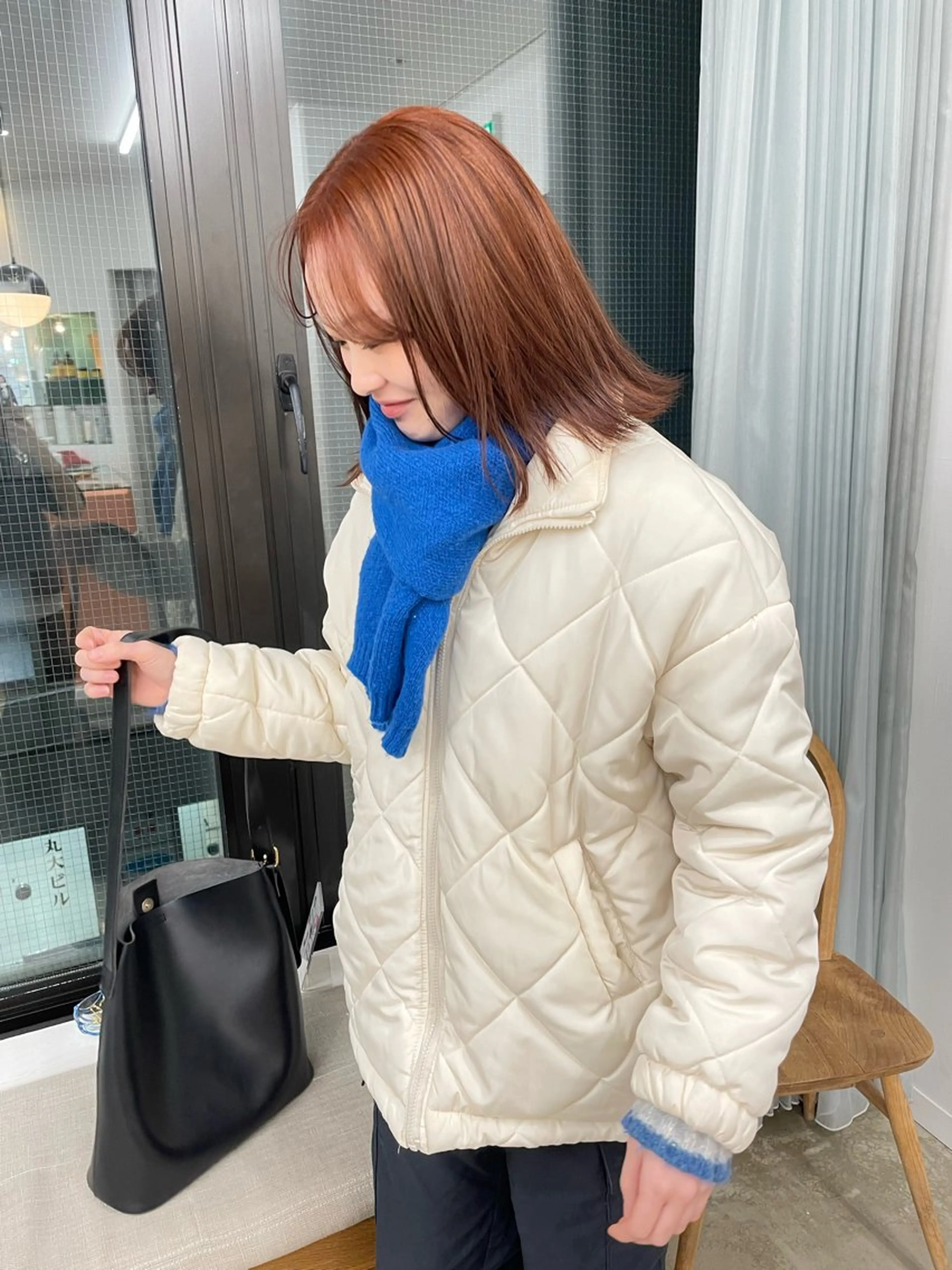 ミディアム カラー pole所属・【pole】 minaのヘアスタイル