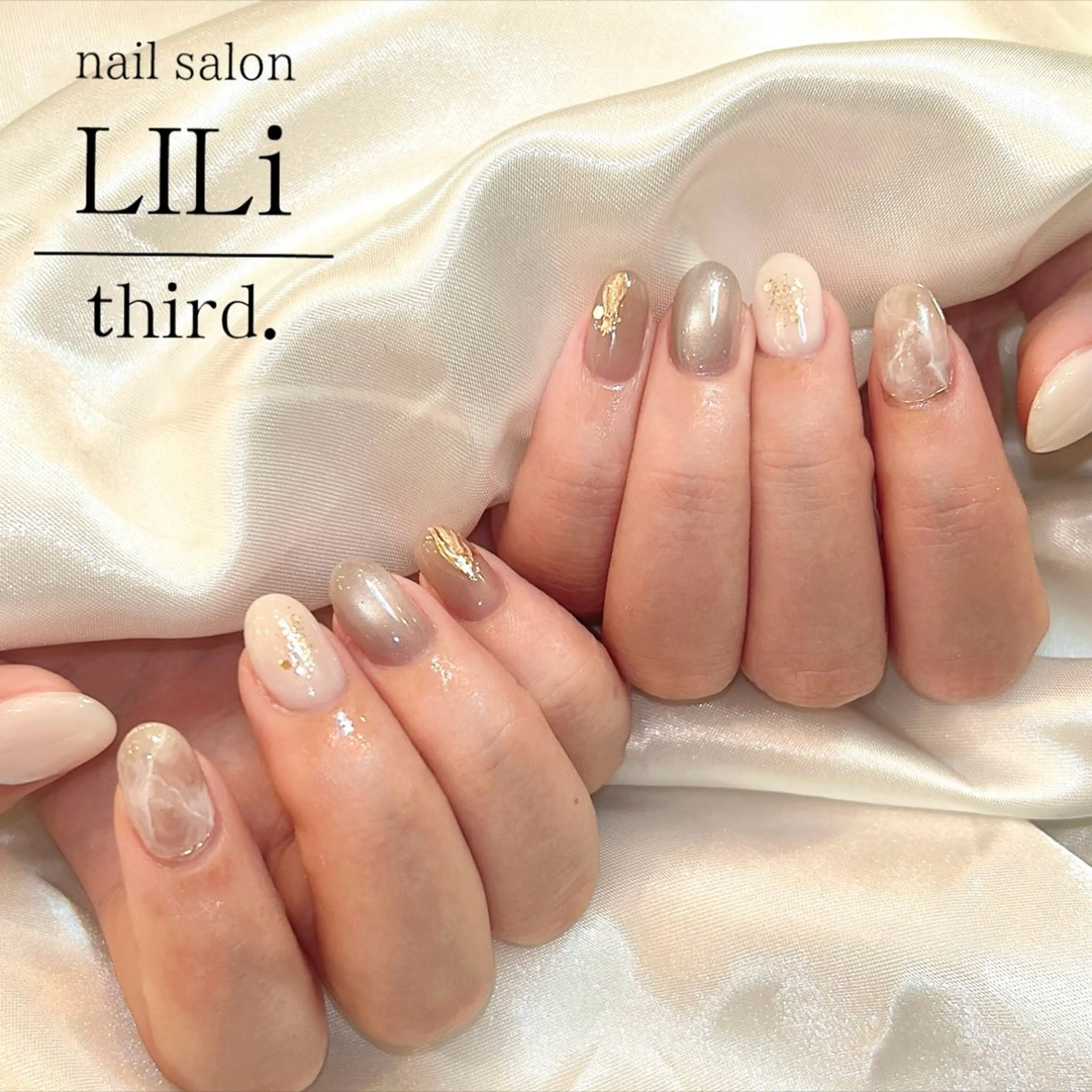 ネイル 大理石ネイル(マーブル) ハンドネイル nail salon LILi third.所属・Saya ᵕ̈*のネイルデザイン