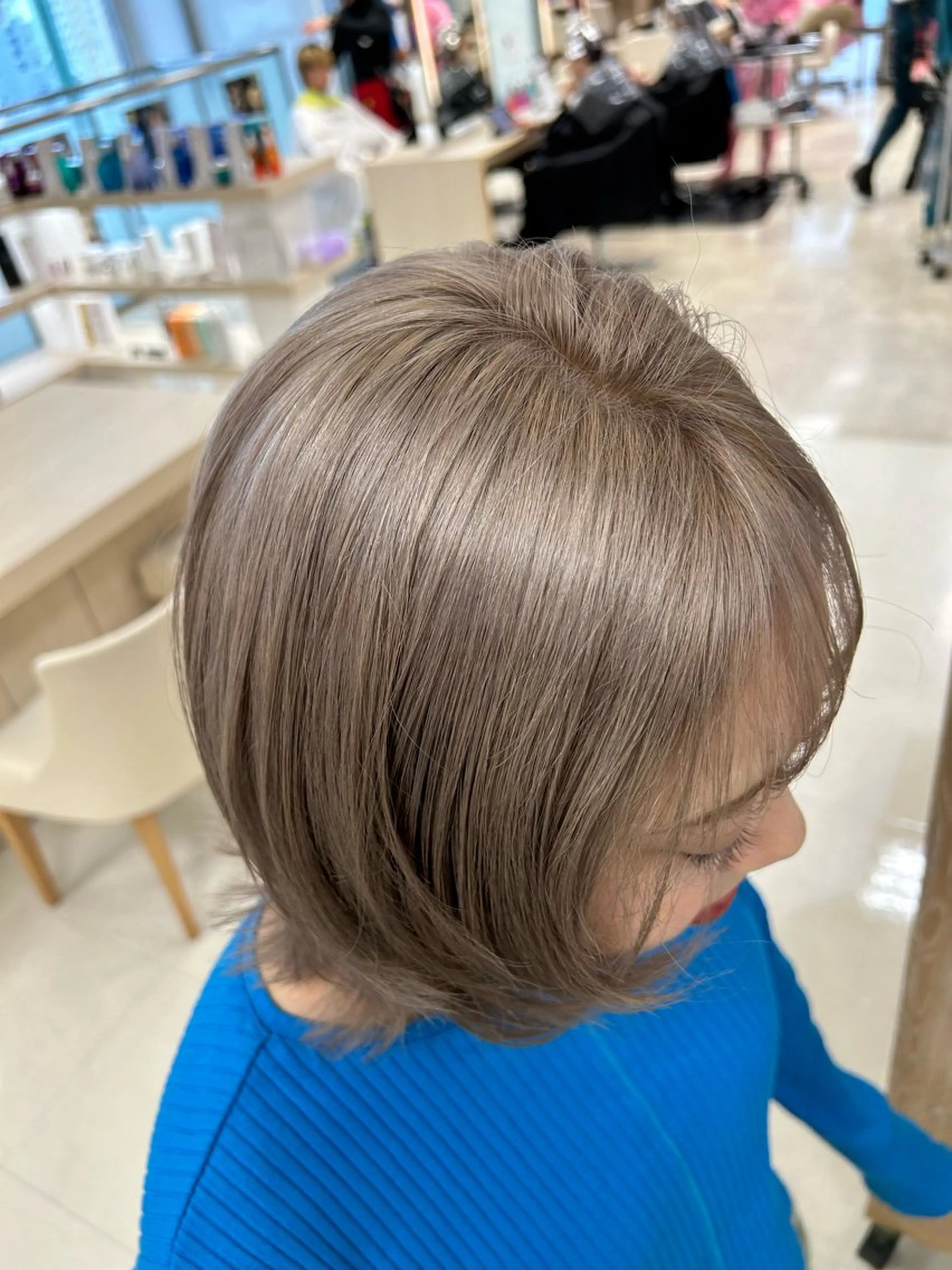 カラー ヘアカラー トリートメント ヘアセット kenje luscaのヘアスタイル