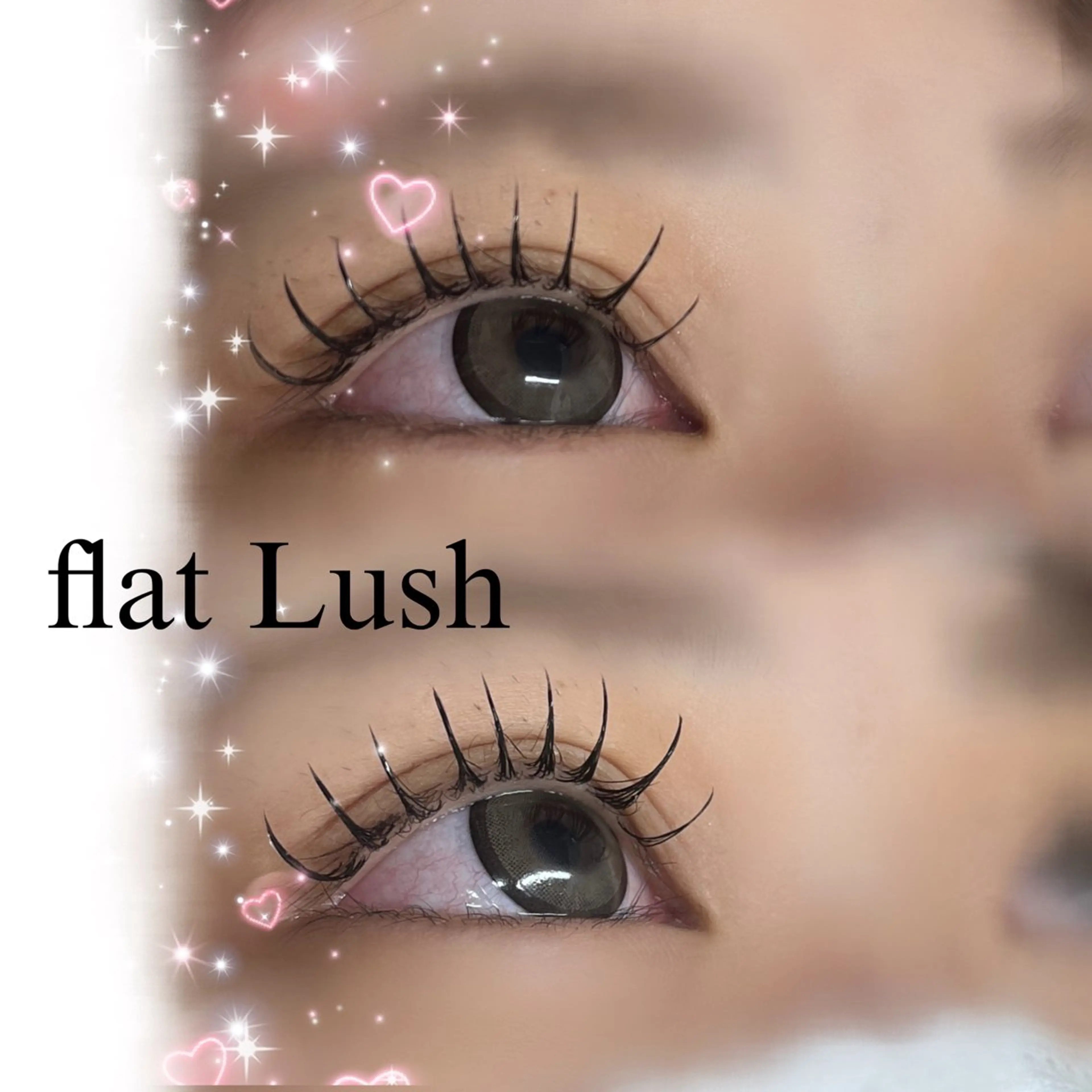 マツエク・マツパ 束感まつ毛 フラットラッシュ MAQUIA横浜店 🎀Hina🩰🩷のマツエク・マツパデザイン