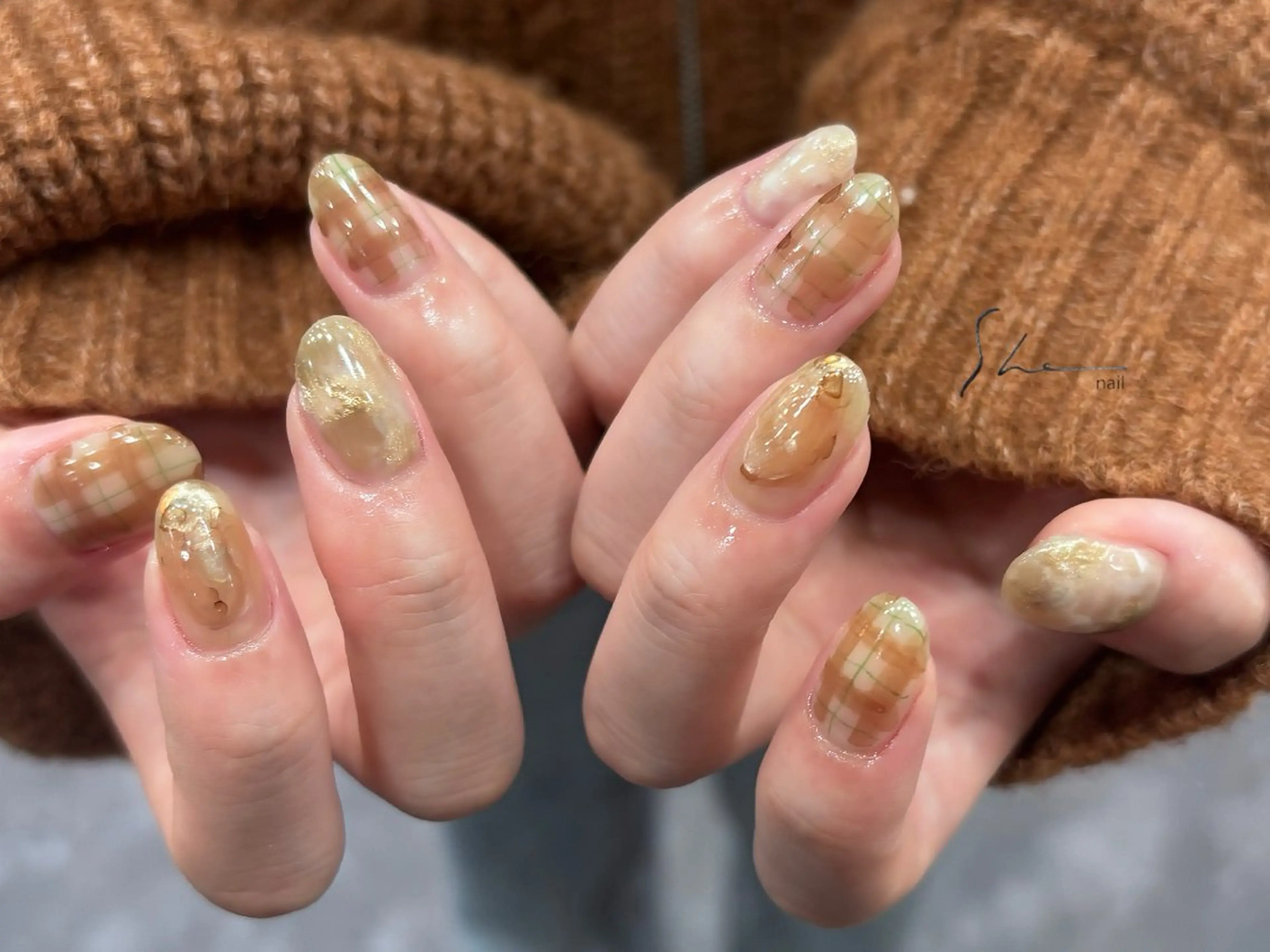 ネイル ニュアンスネイル ハンドネイル SHE所属・SHE adusaのネイルデザイン