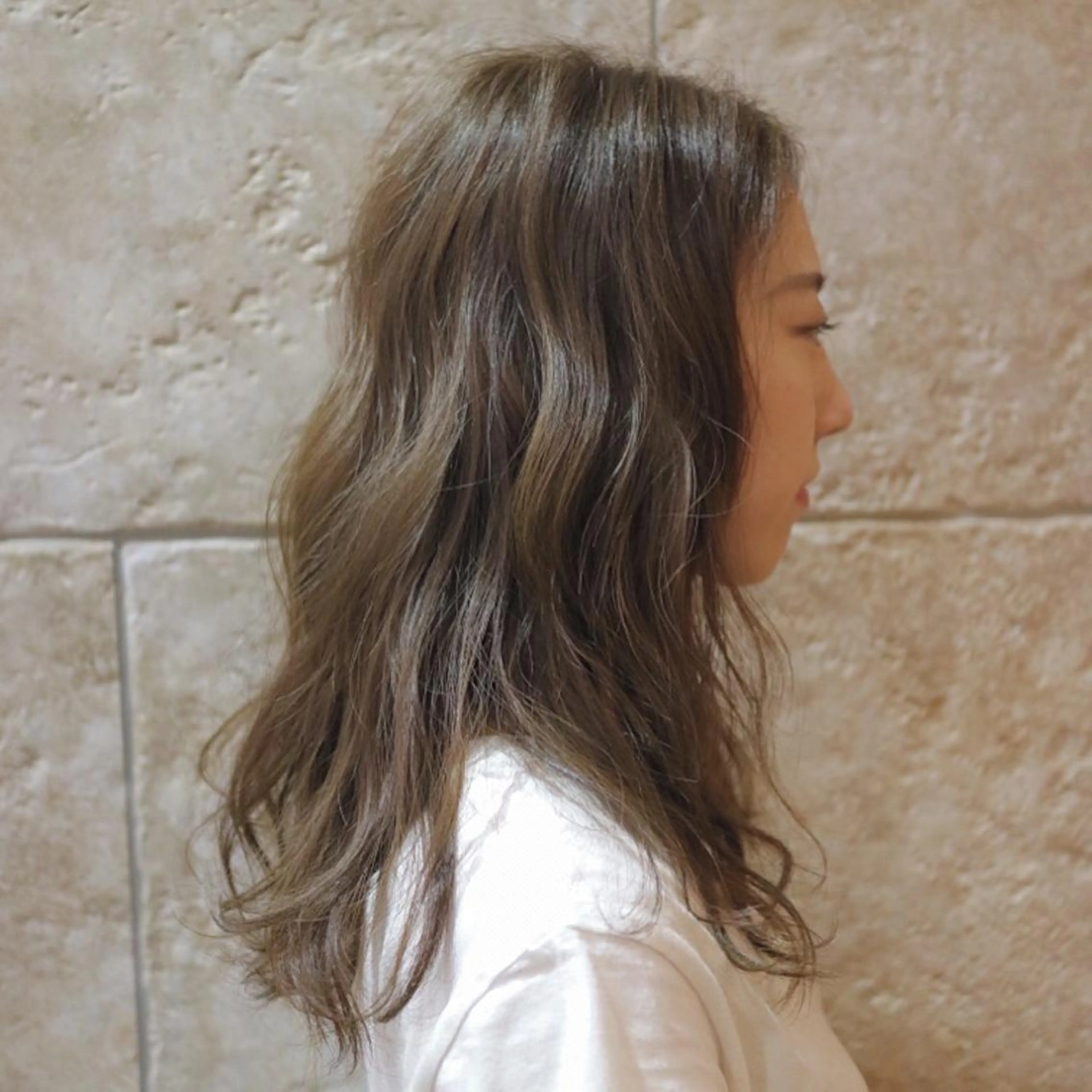 ロング カラー 斉藤 貴也のヘアスタイル