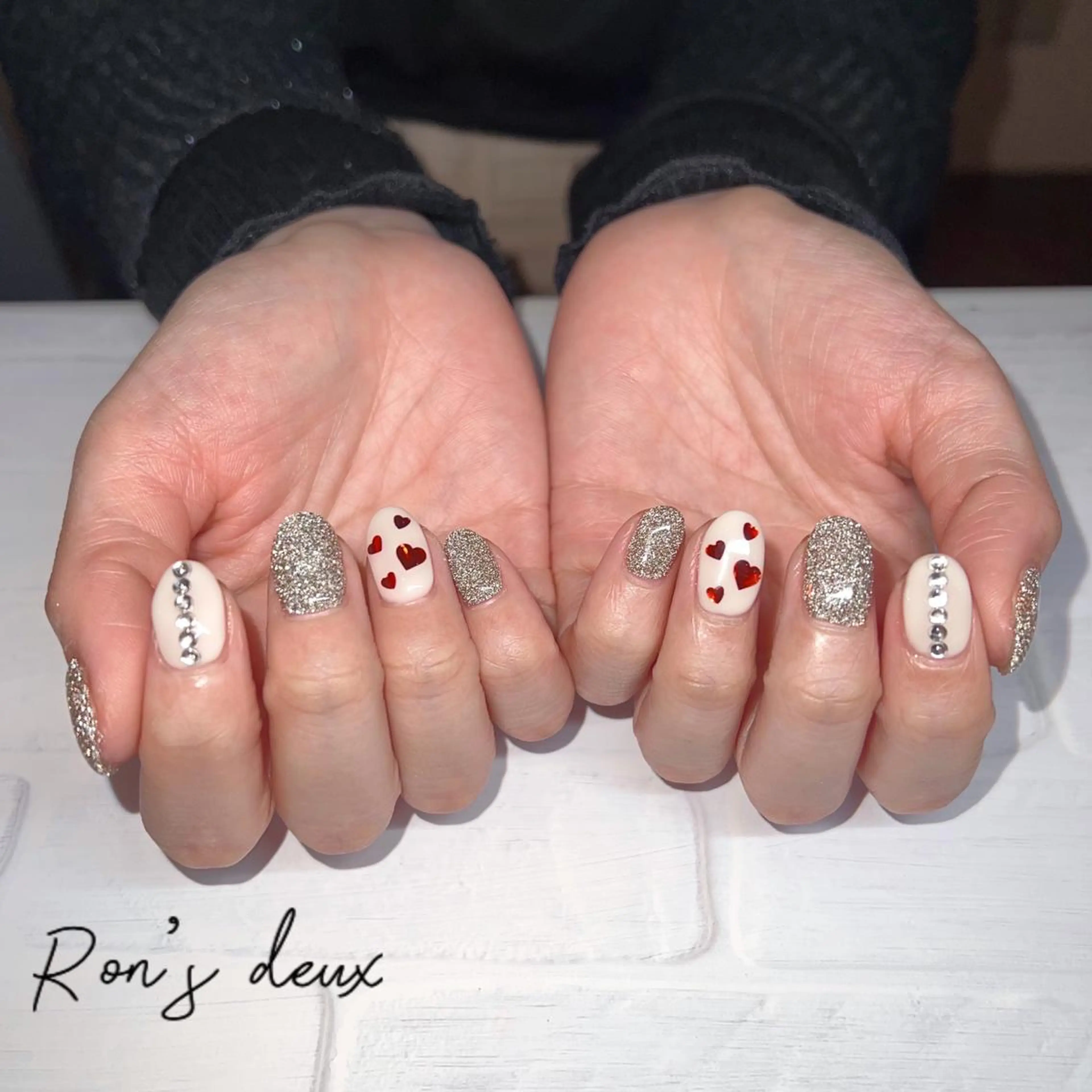 ネイル フラッシュネイル Ron's nail 笹岡のネイルデザイン