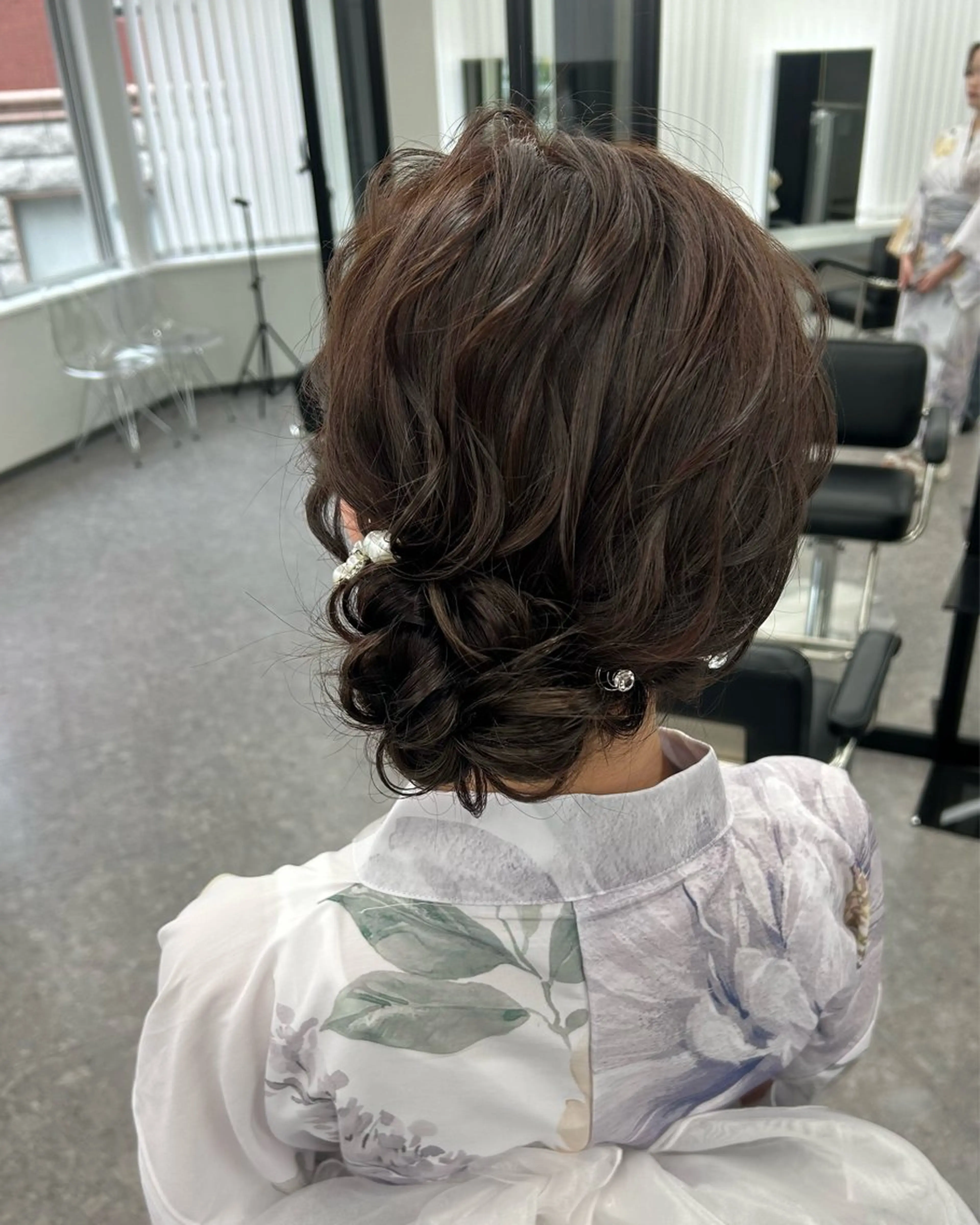 ヘアアレンジ ヘアセット LANDS所属・nanaka 🤍韓国ワンホンヘアのヘアスタイル