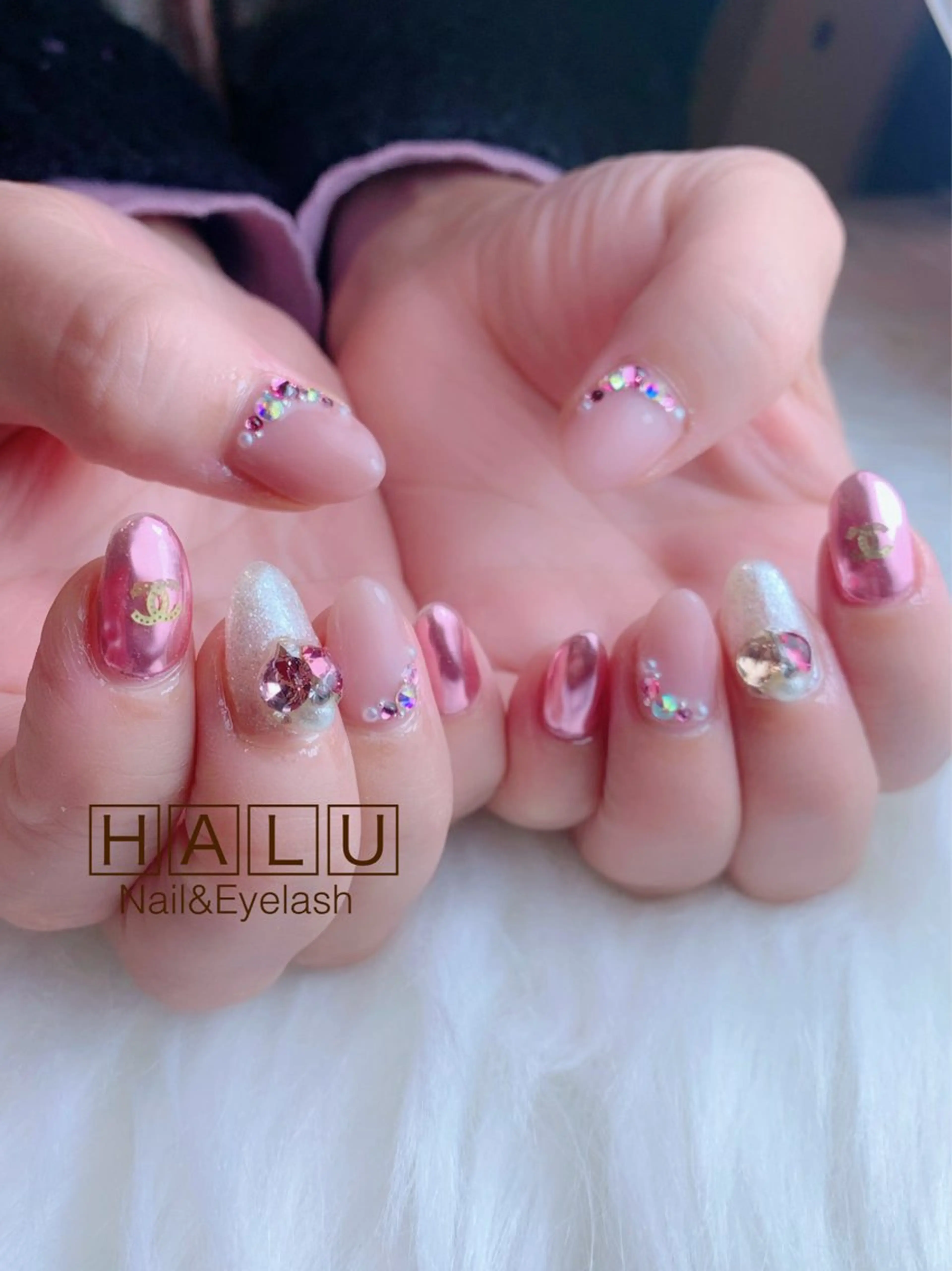 ネイル キラキラネイル HALU ハルのネイルデザイン