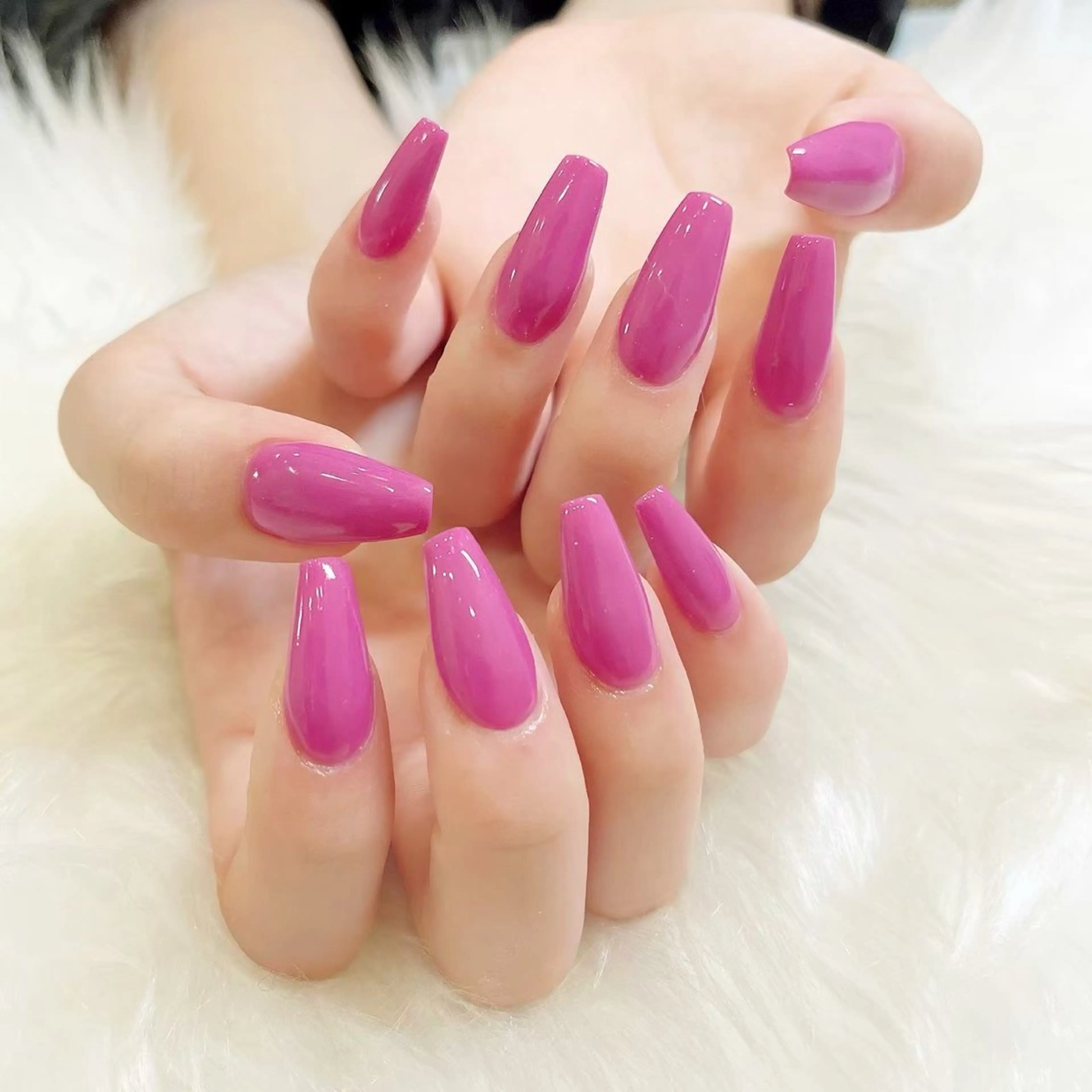 ネイル ワンカラーネイル スカルプネイル Nail R _mikuのネイルデザイン