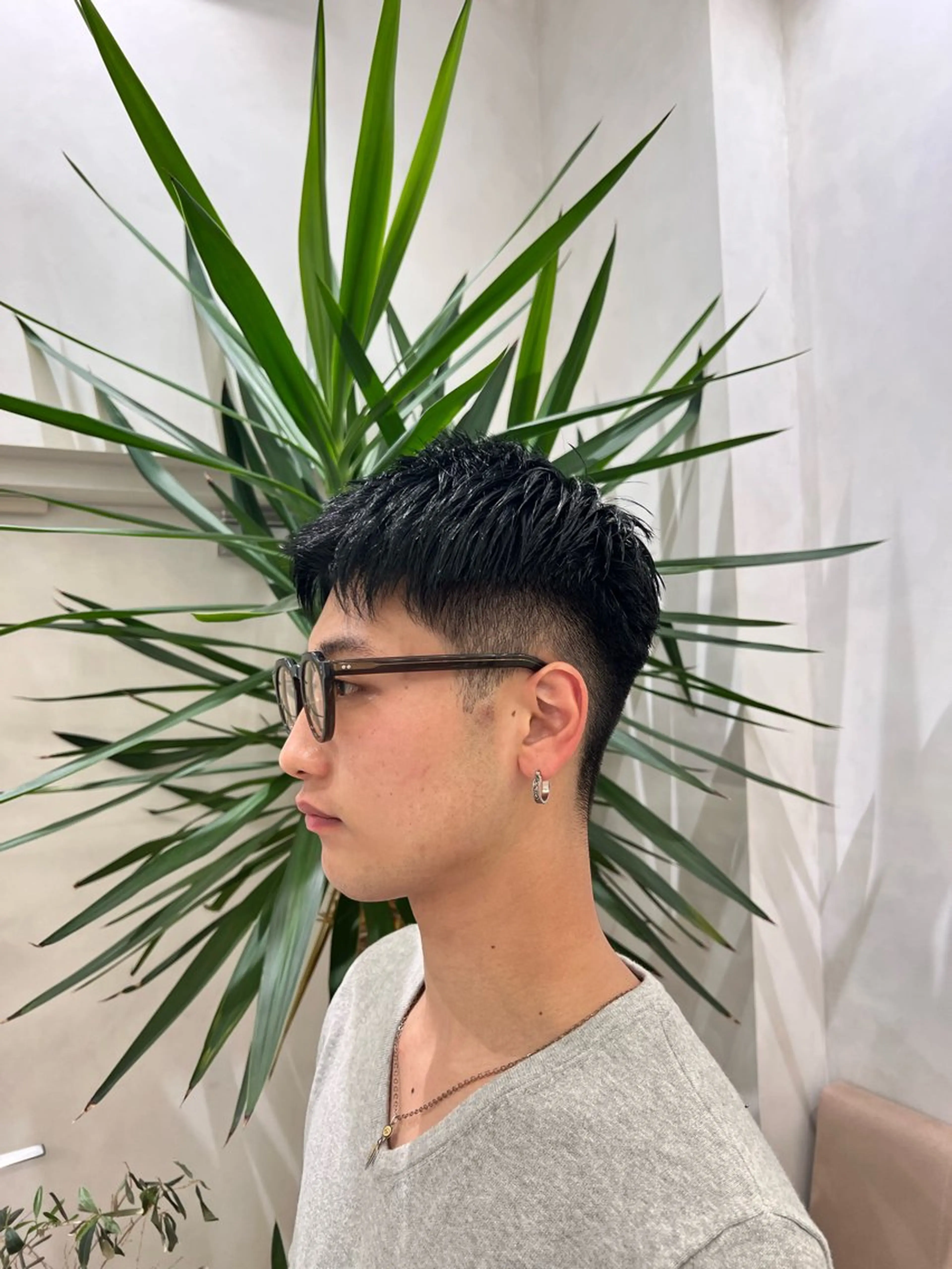 メンズ ヘアカラー 髪質改善/ブリーチ ツヤ髪/shiinaのヘアスタイル