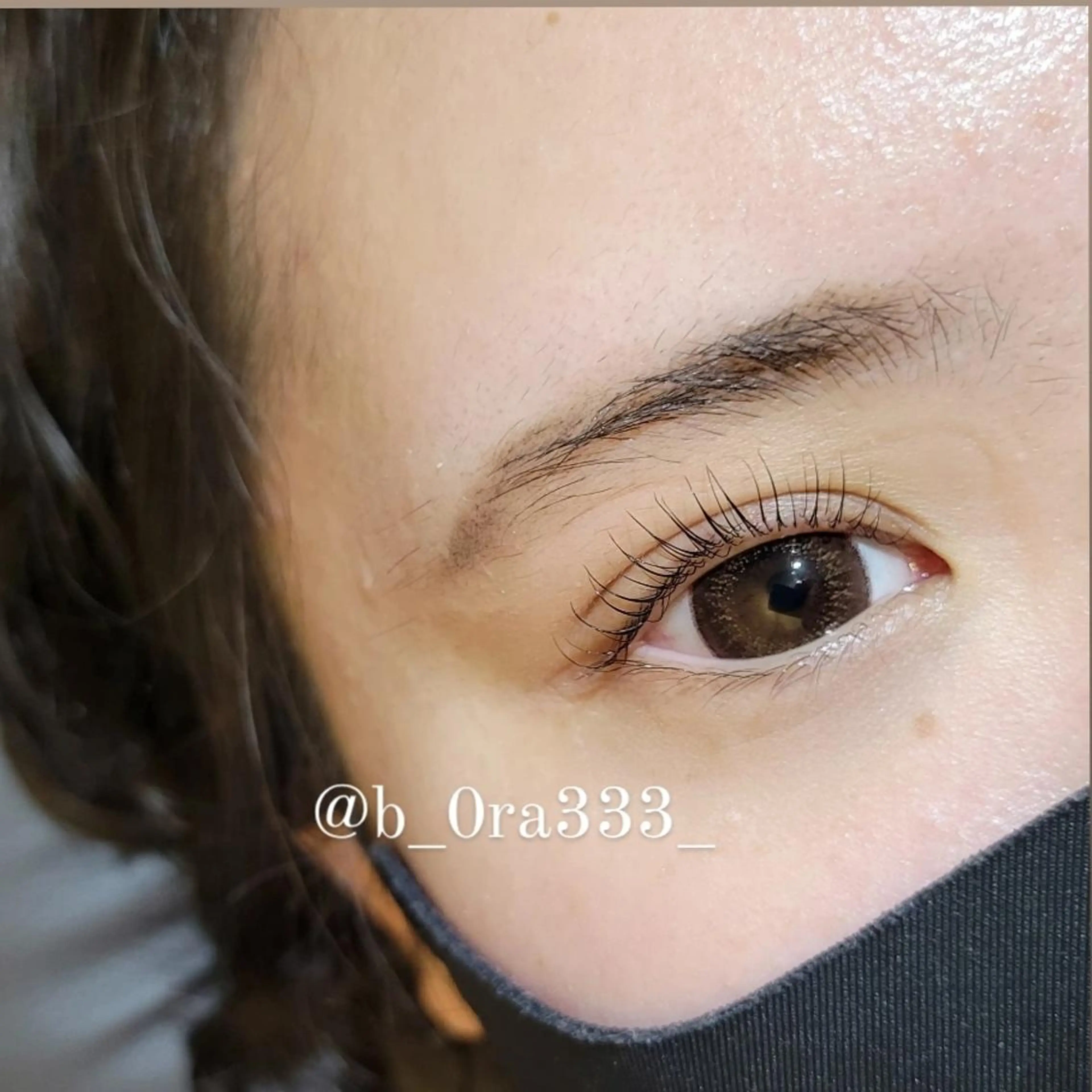 マツエク・マツパ 一重×まつ毛パーマ 💜bora .のネイルデザイン