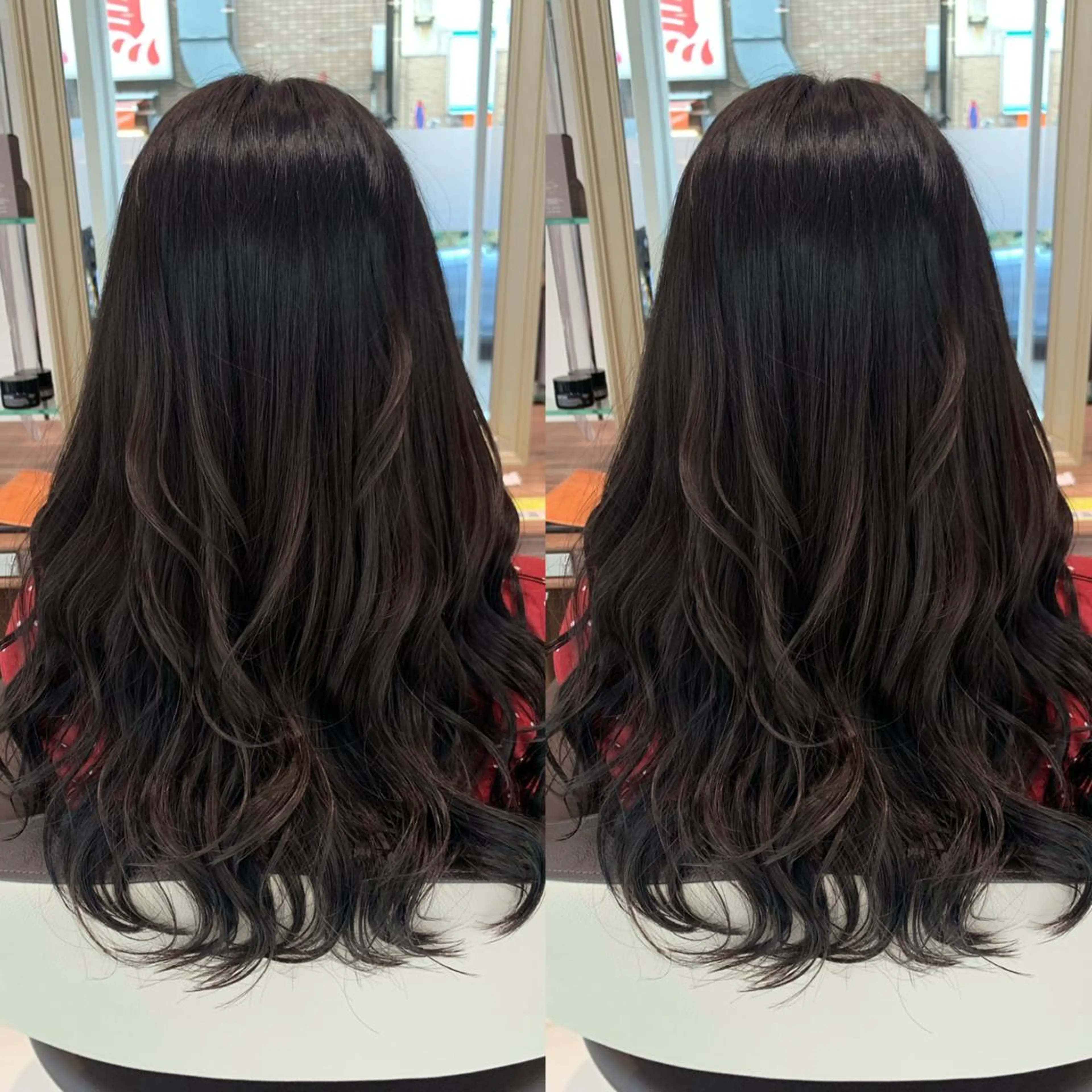 ロング カラー パーマ ヘアアレンジ 盛れる韓国ヘア♡ 🌻鈴木花🌈のヘアスタイル