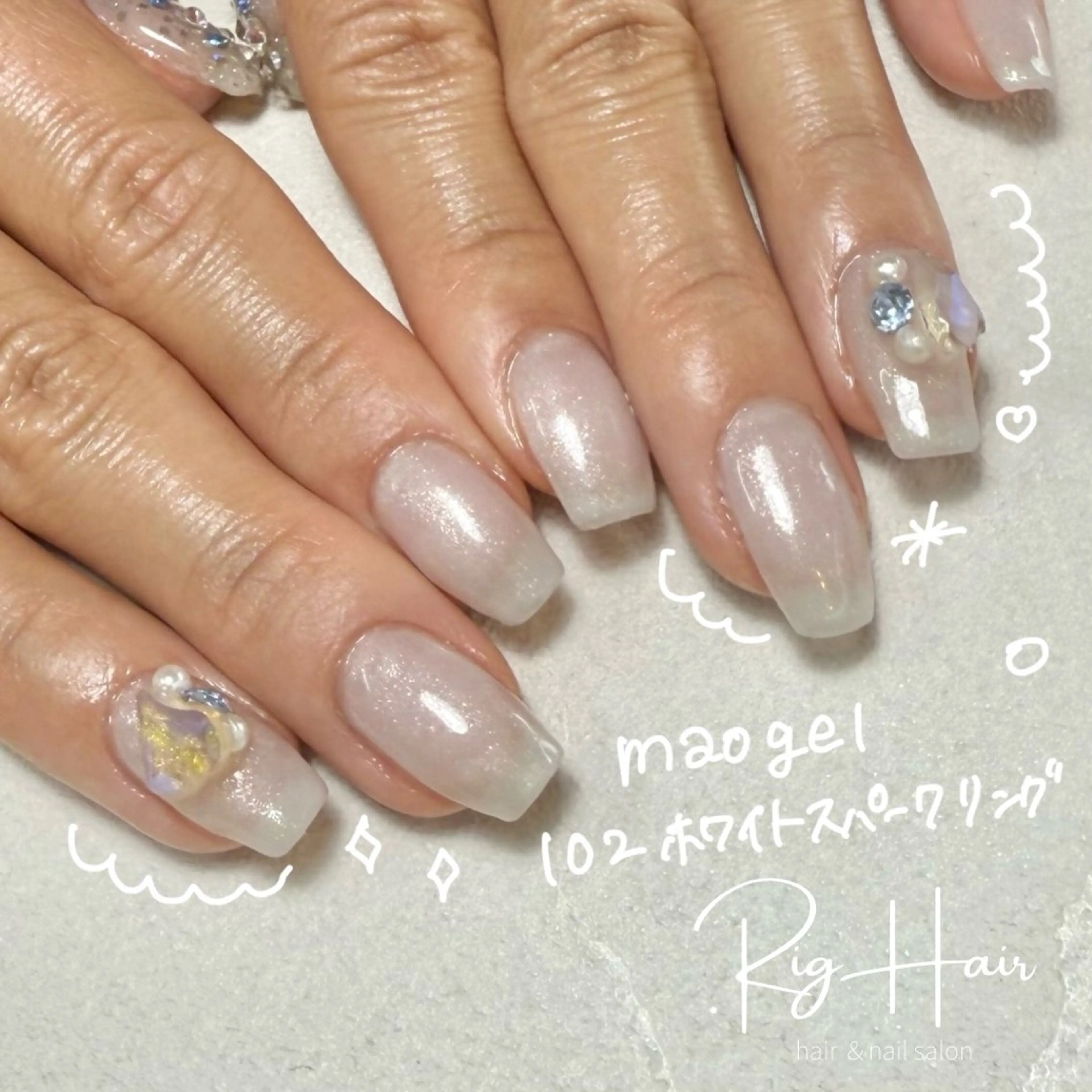 ネイル RigHair所属・RigHair MIZUHOのネイルデザイン