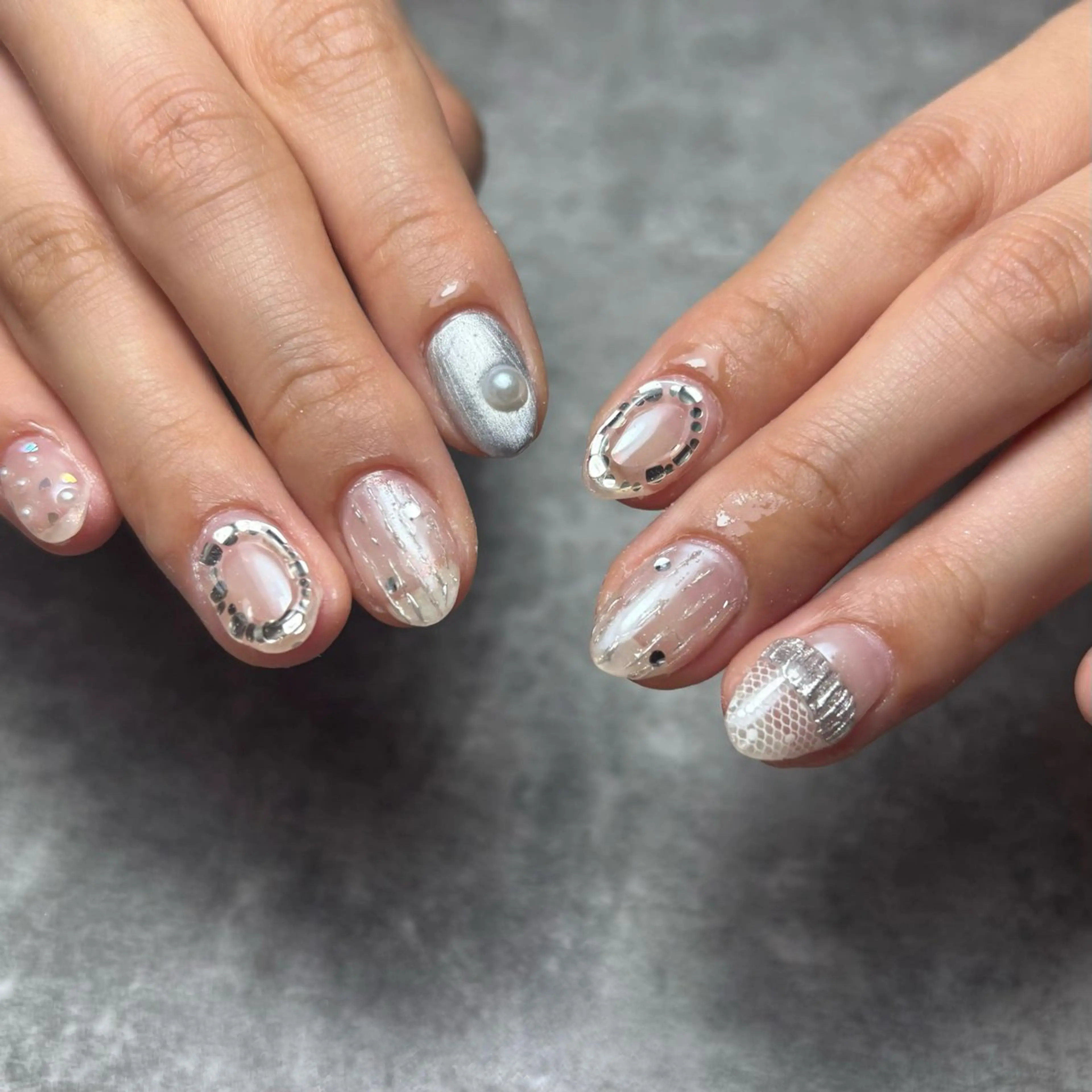 ミディアム ハンドネイル nailsalon -unay-所属・nailsalon unayのネイルデザイン