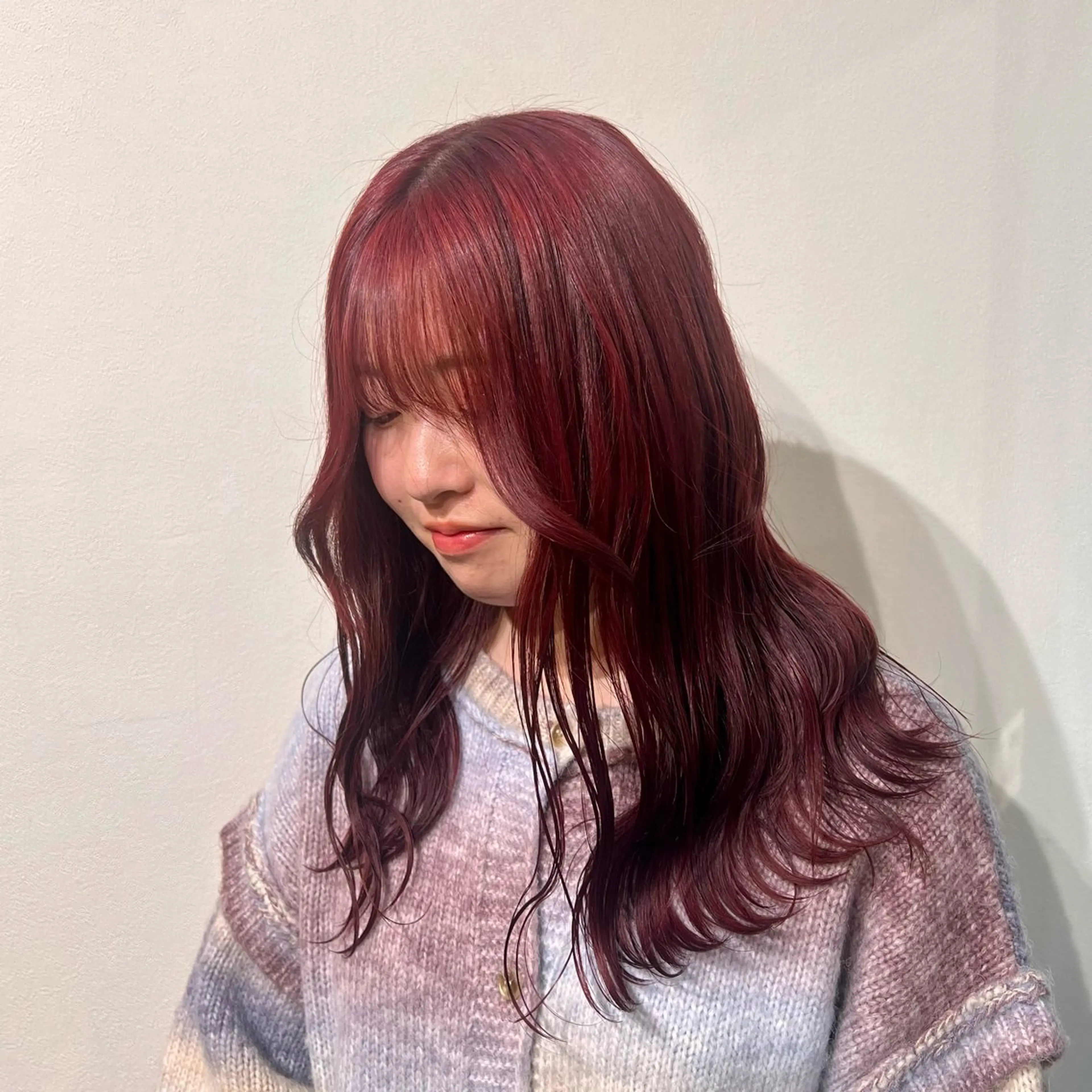 ロング カラー ブリーチ ケアブリーチ カシス ダブルカラー ブリーチなしカラー 𝙎𝙚𝙞𝙧𝙖 ☆カット/パーマのヘアスタイル