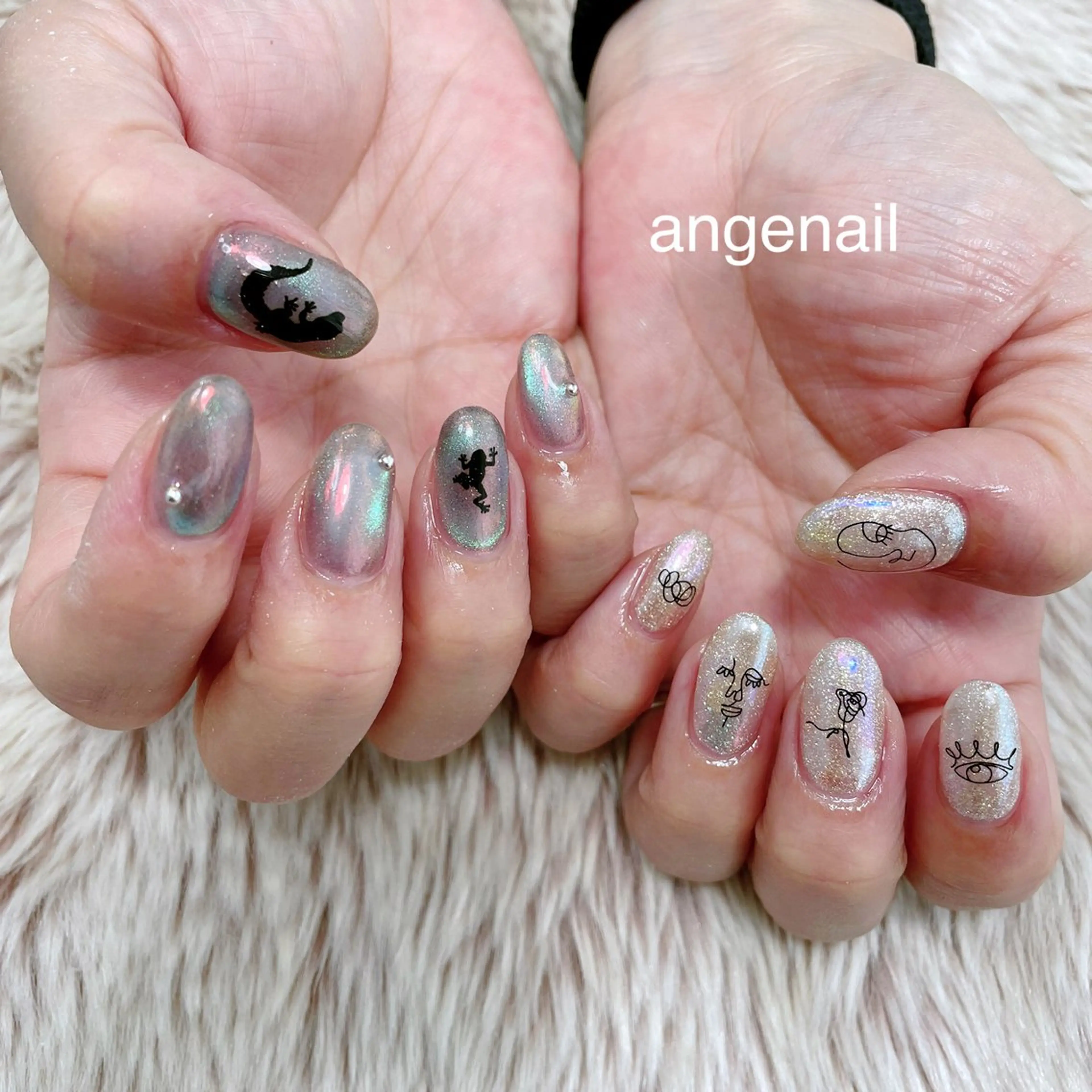 ネイル ハンドネイル オーナーネイリスト MAKIのネイルデザイン