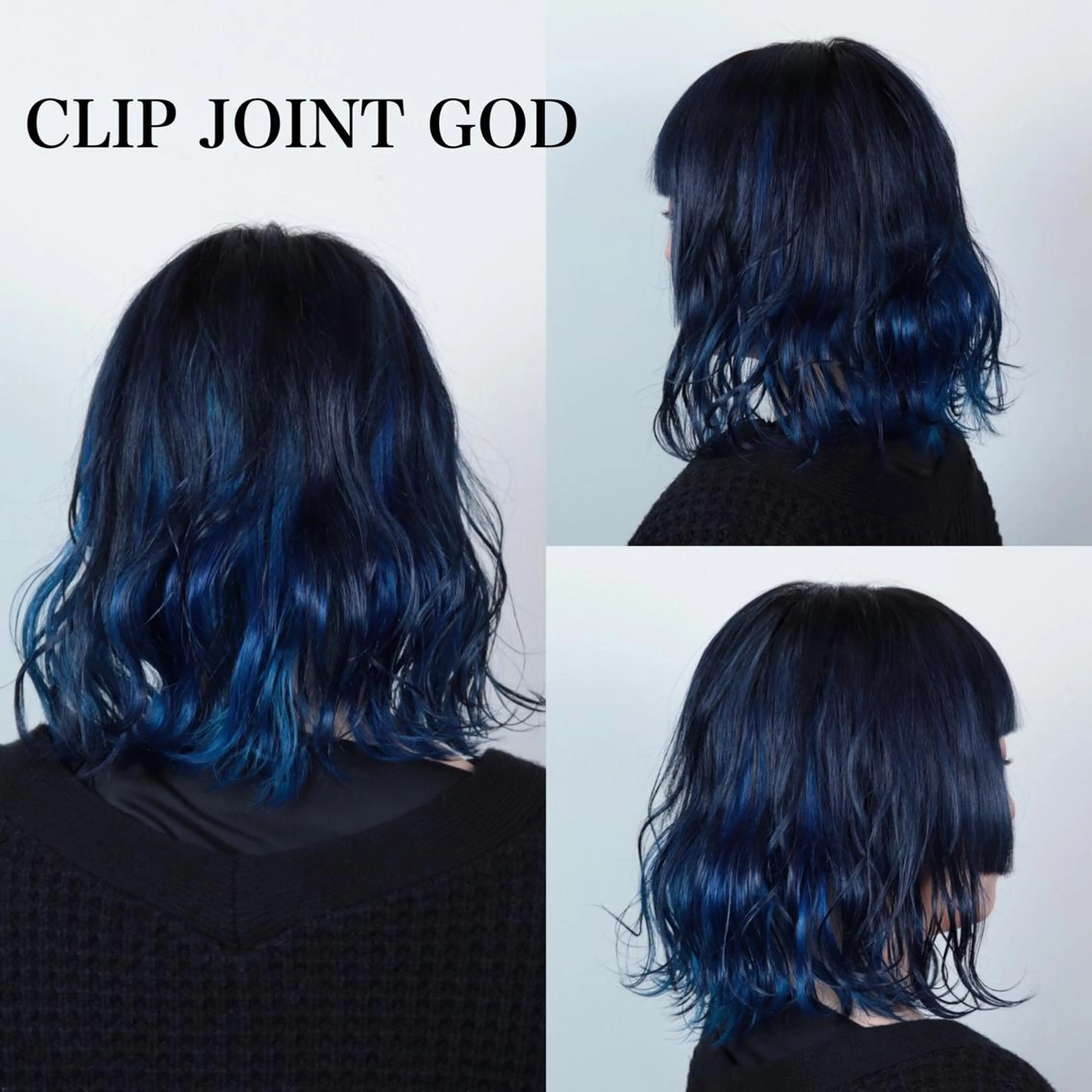 ミディアム カラー ブルーカラー ネイビーカラー ヘアカラー 今泉 周のヘアスタイル