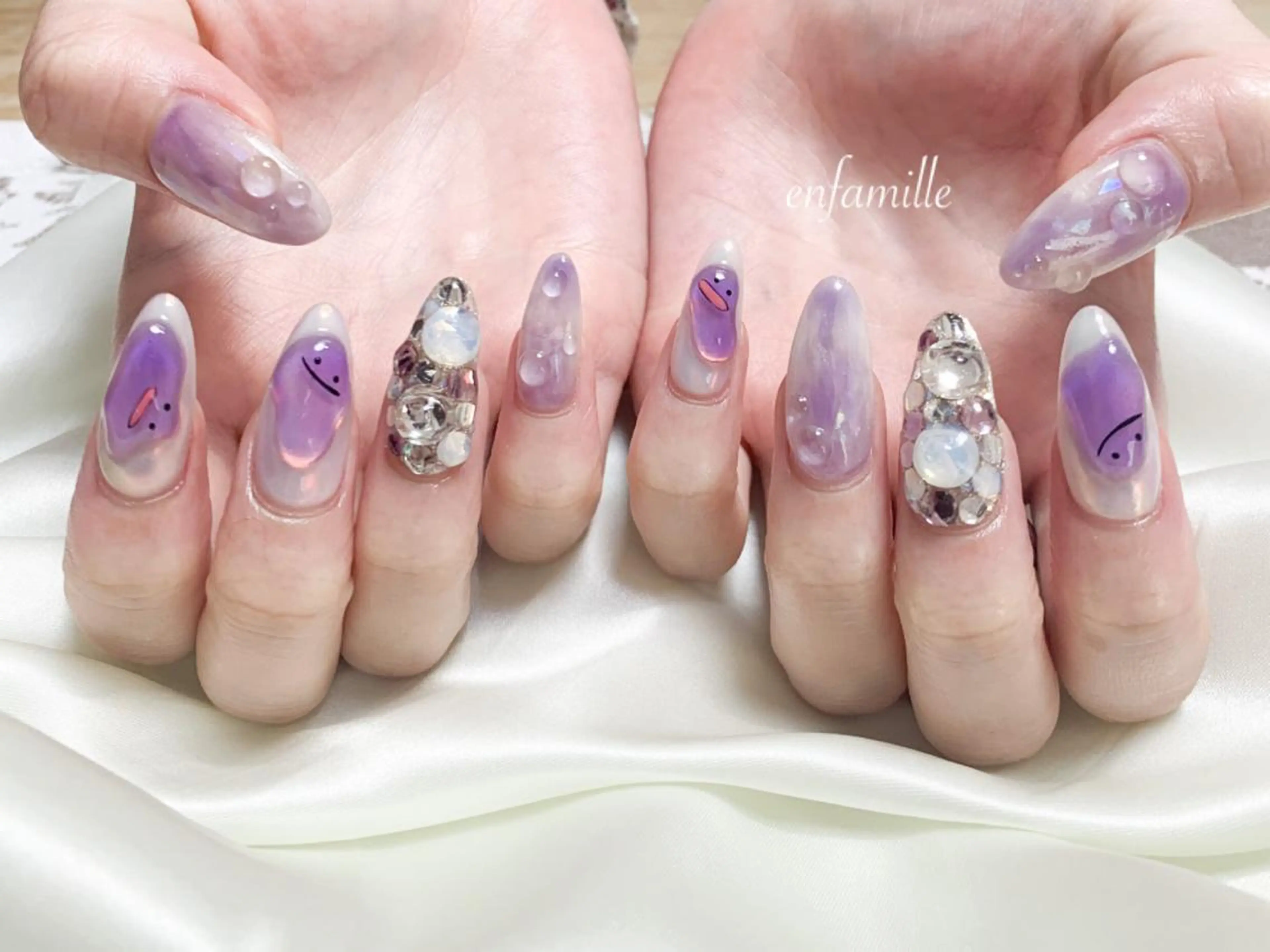 ネイル ハンドネイル nail salon en familleのネイルデザイン
