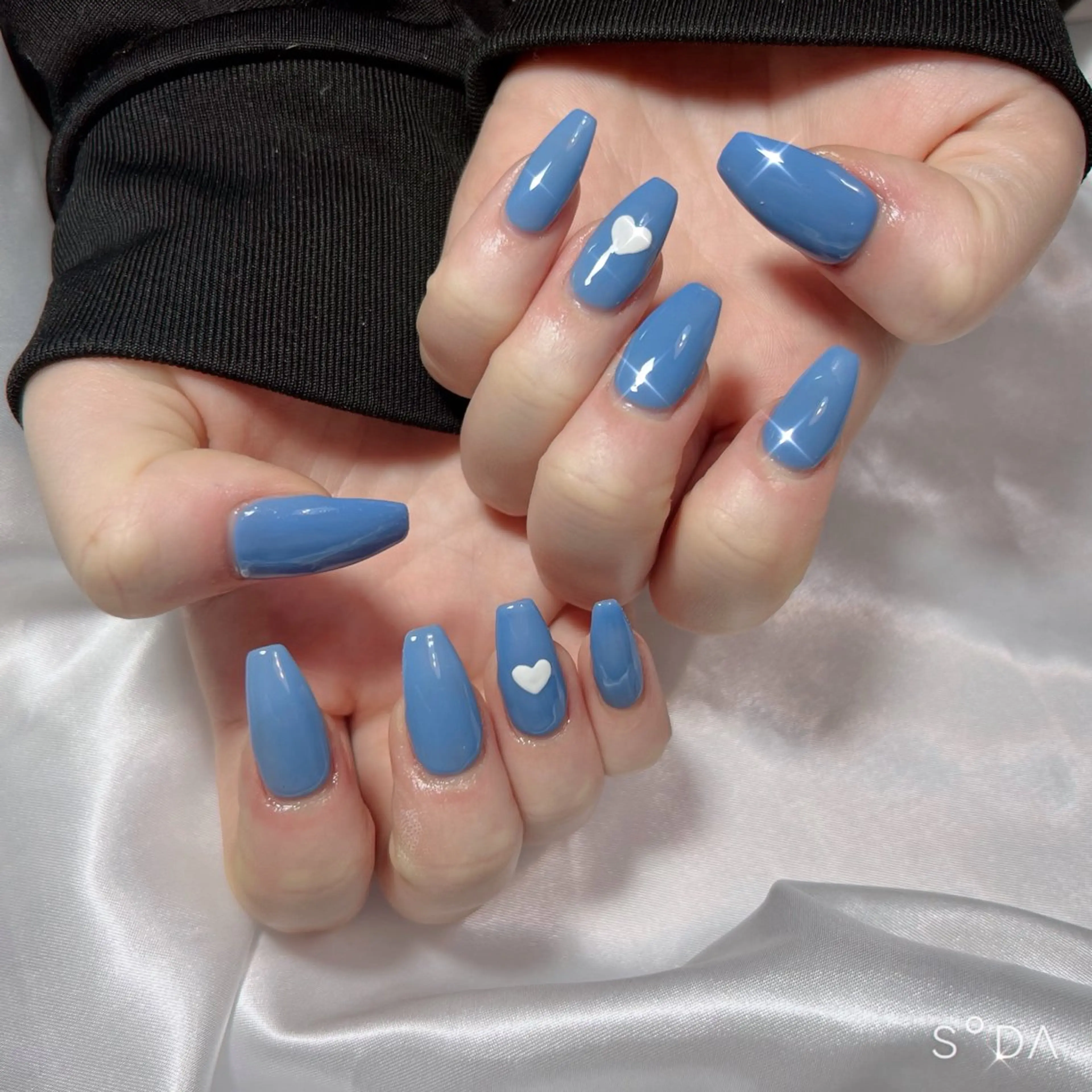 【スカルプ】ワンカラー/ラメグラの写真