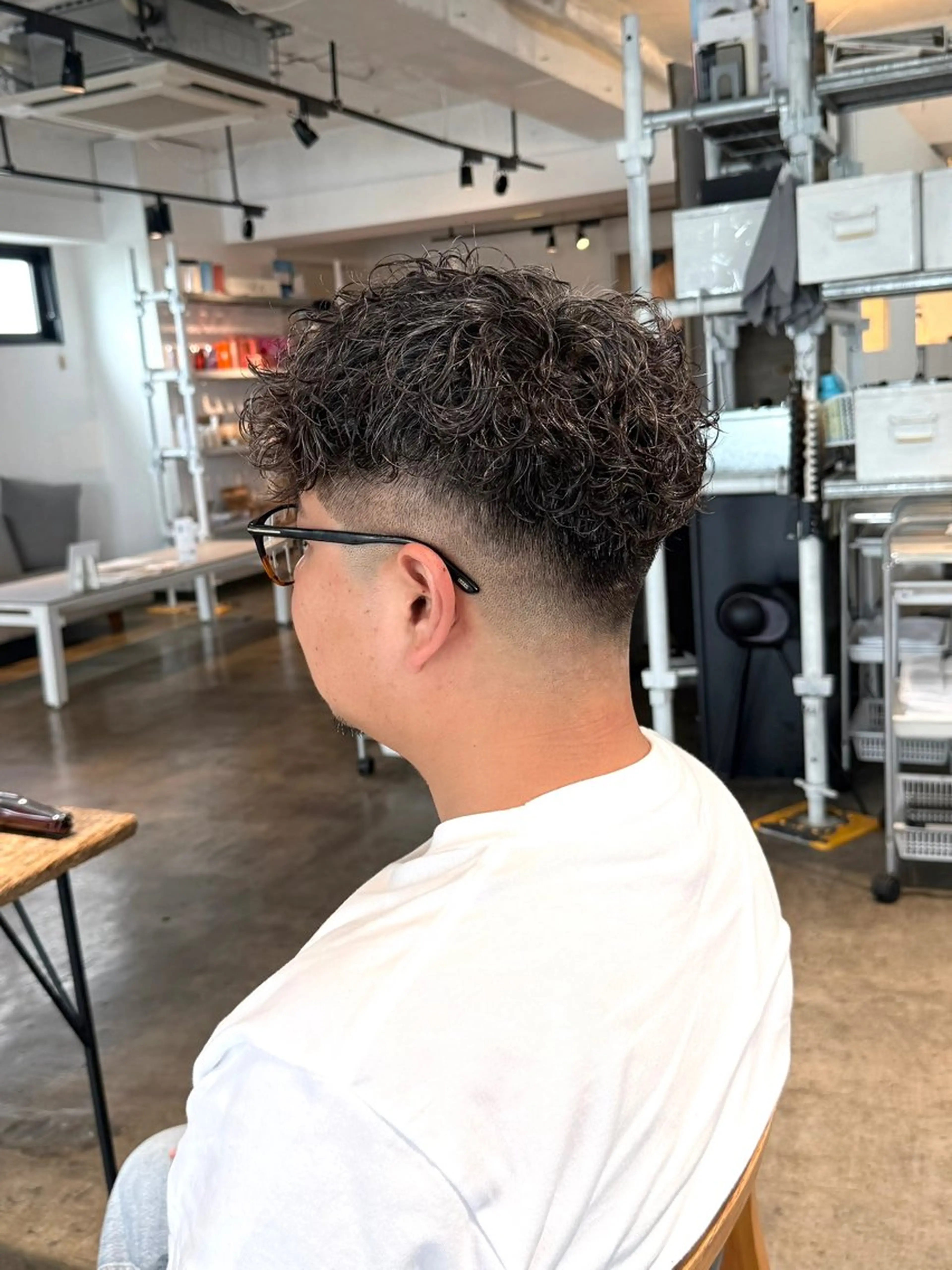 パーマ メンズ メンズパーマ スペインカール カット パーマ トリートメント 骨格補正施術/メンズ 専門美容師/YUYAのヘアスタイル