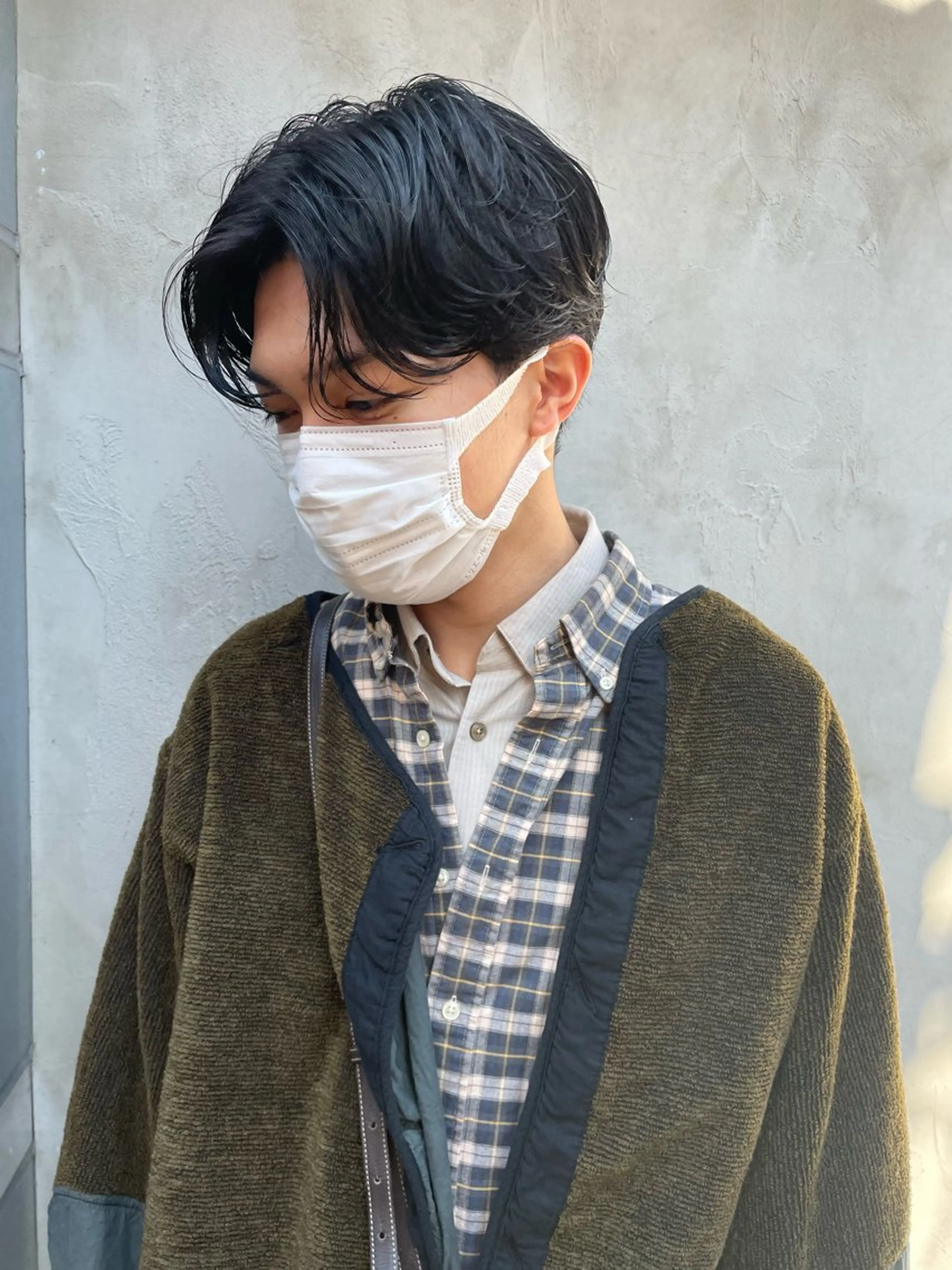 パーマ メンズ 渥美 怜子のヘアスタイル