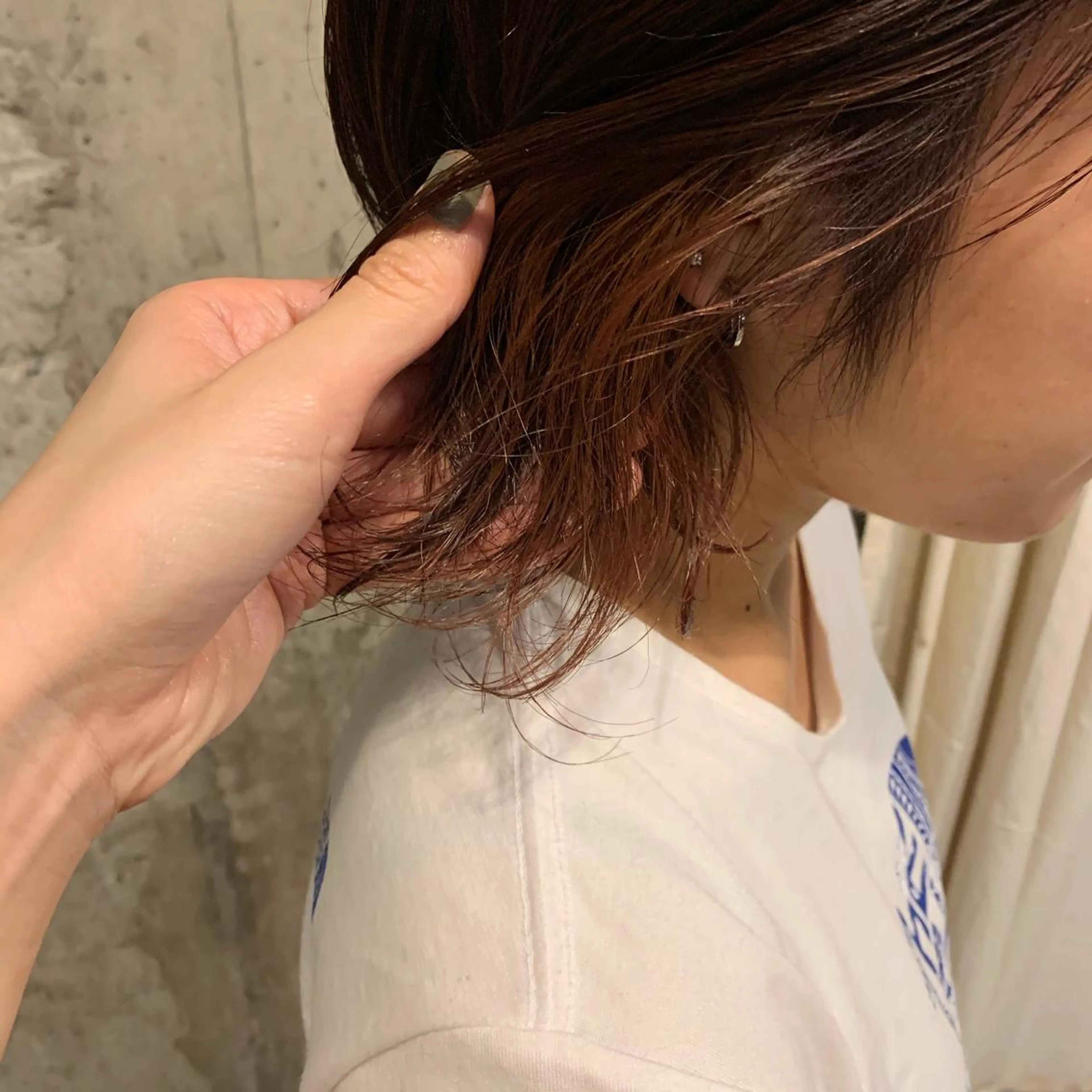 ショート カラー 西山 紗耶香🪽 透明感カラー/ボブのヘアスタイル