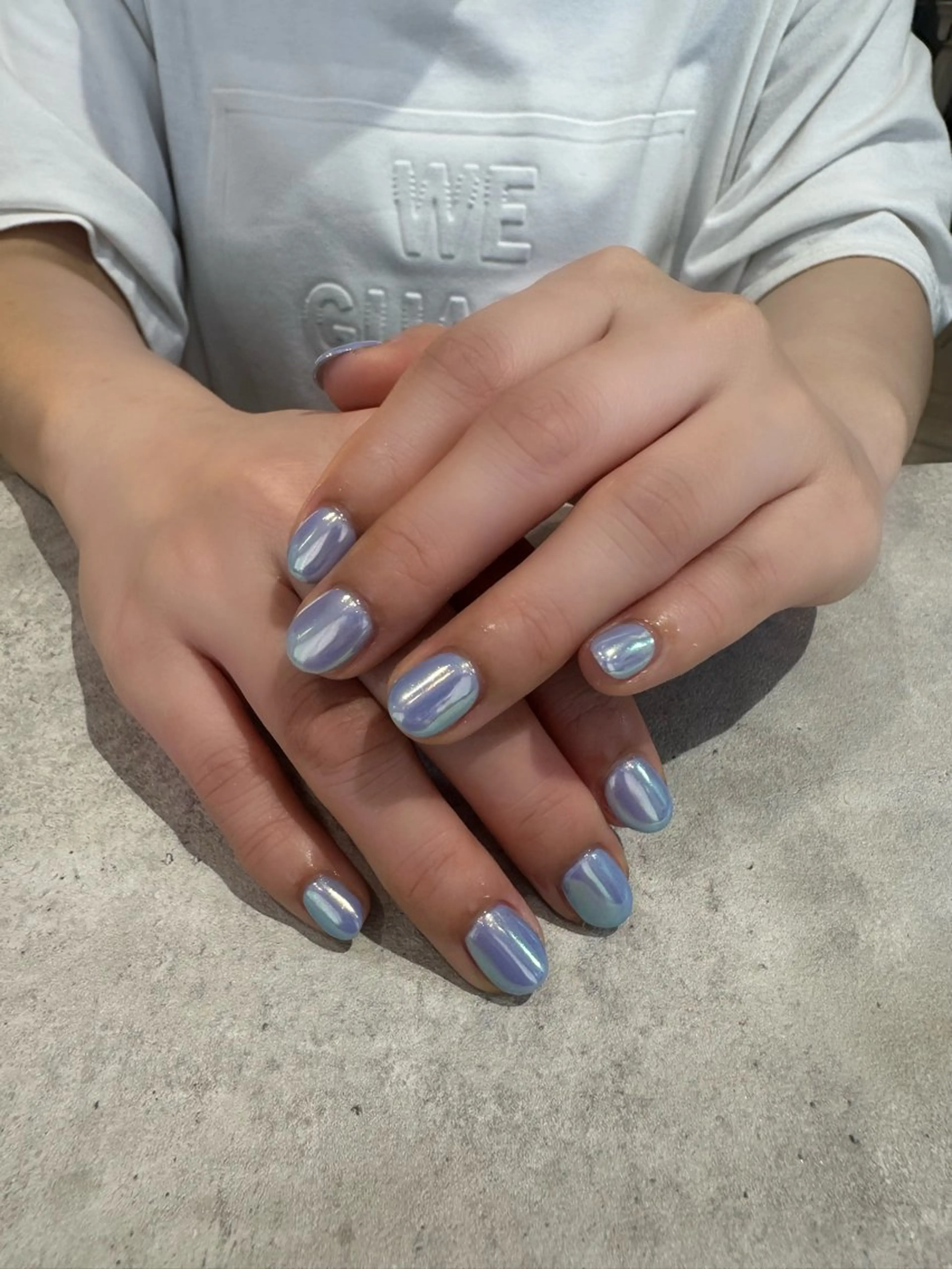 パラジェル🤍オフなしミラーネイル🤍の写真