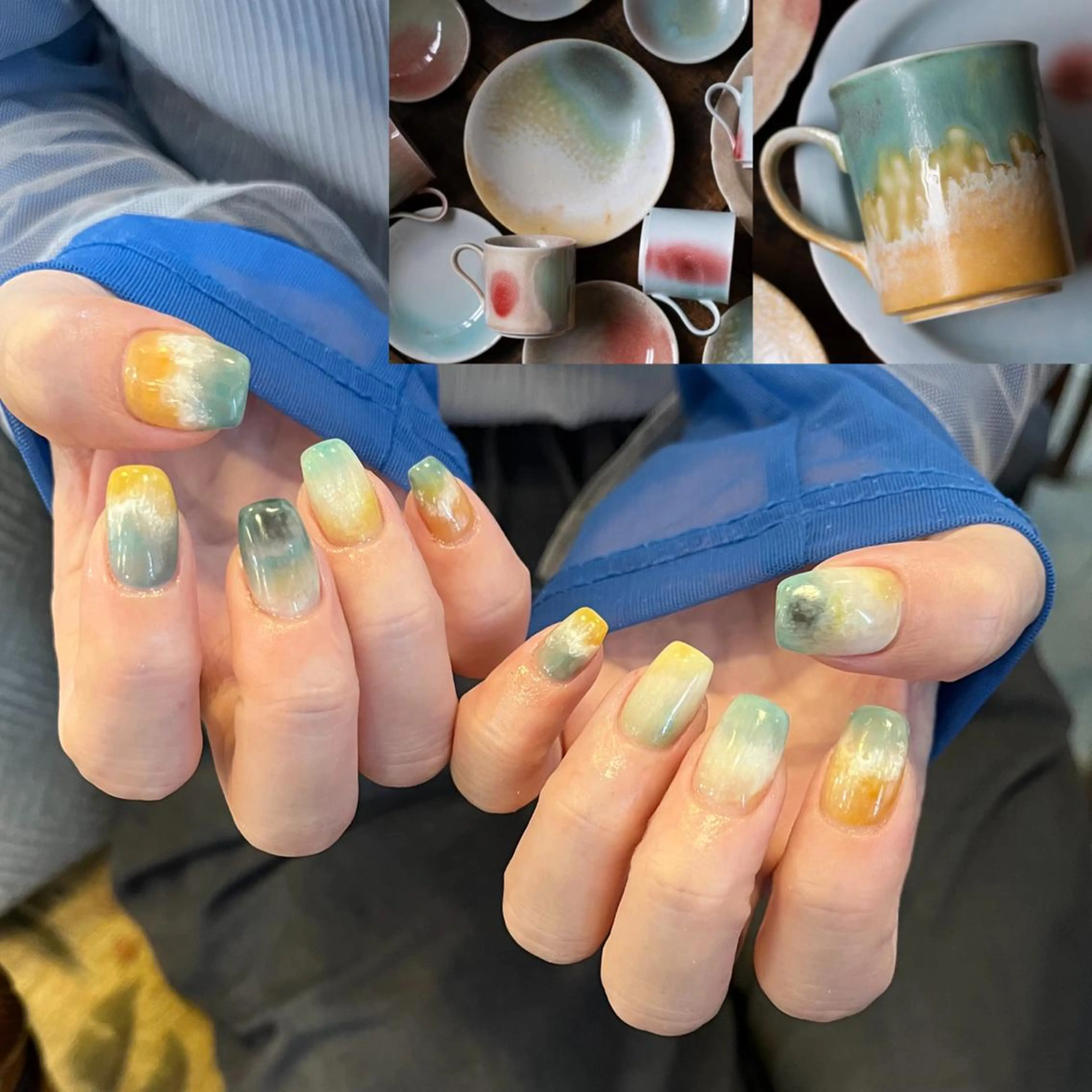 ネイル ハンドネイル Trico Antique所属・岩本 杏のネイルデザイン