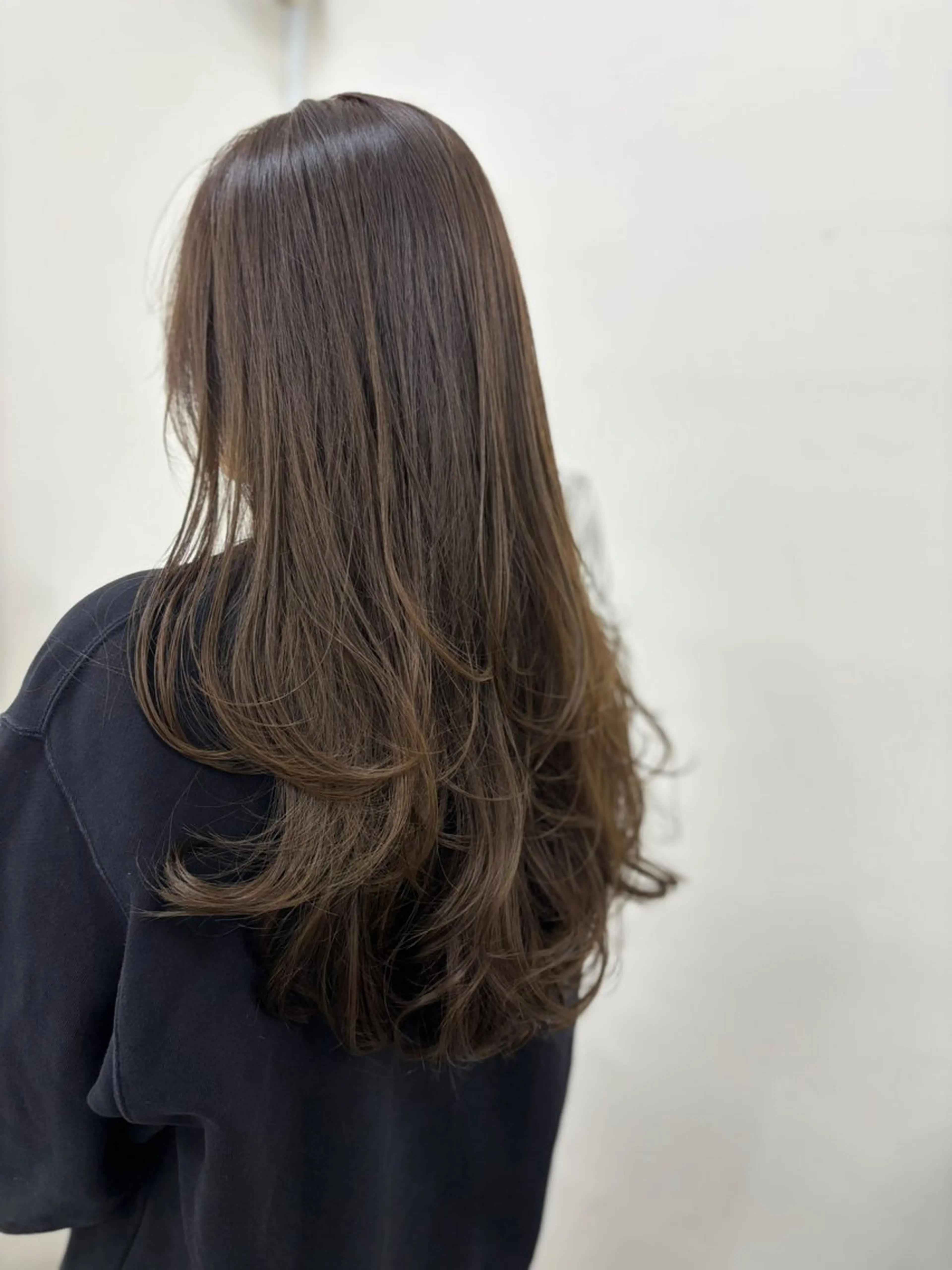 セミロング カラー カット ヘアカラー トリートメント 似合わせ美髪ヘア✨ 天王寺.阿倍野🌈のヘアスタイル