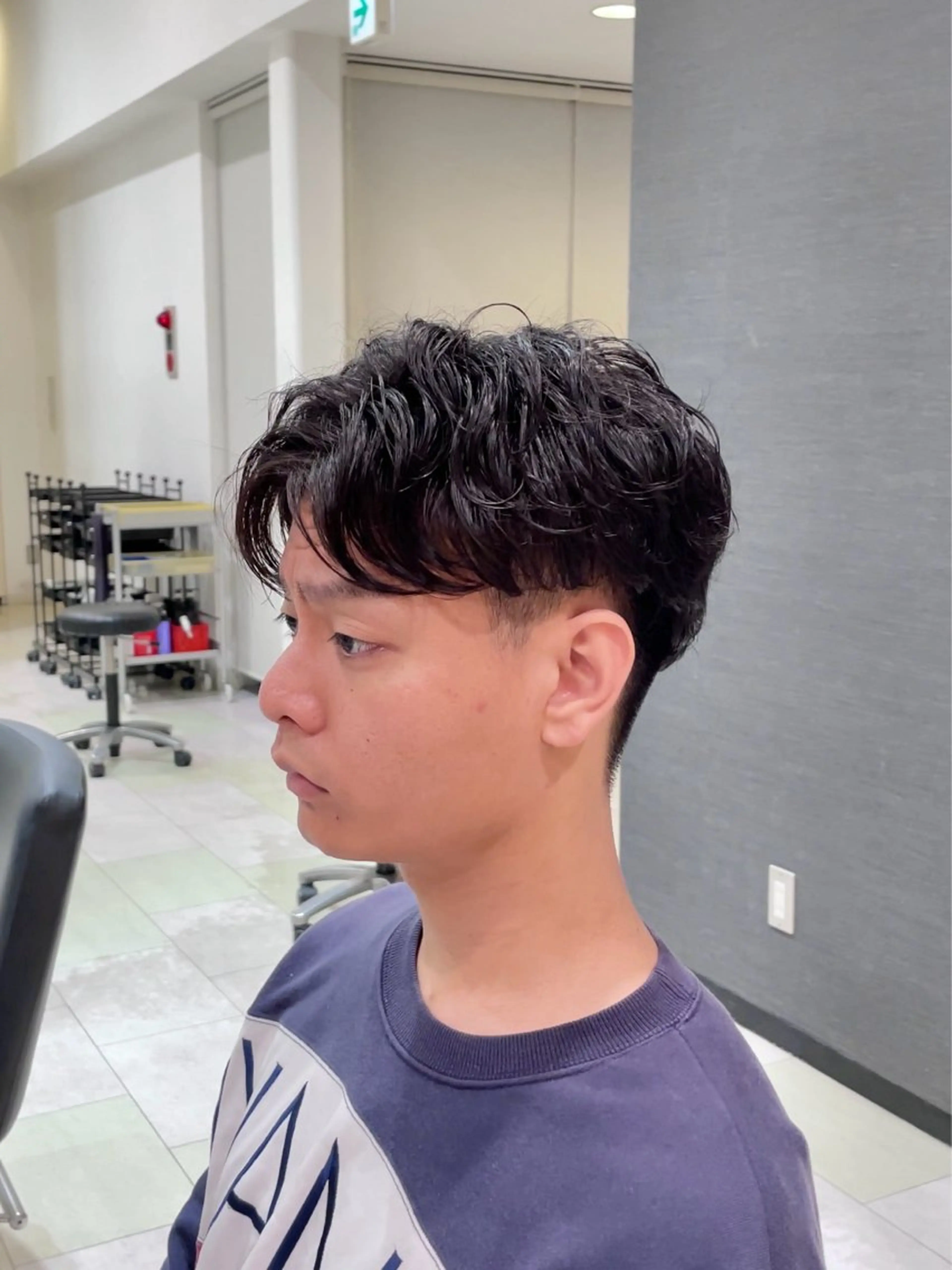 パーマ メンズ カット パーマ GRAZIE due所属・シャドウパーマ ・波巻き/篠谷祐輝のヘアスタイル